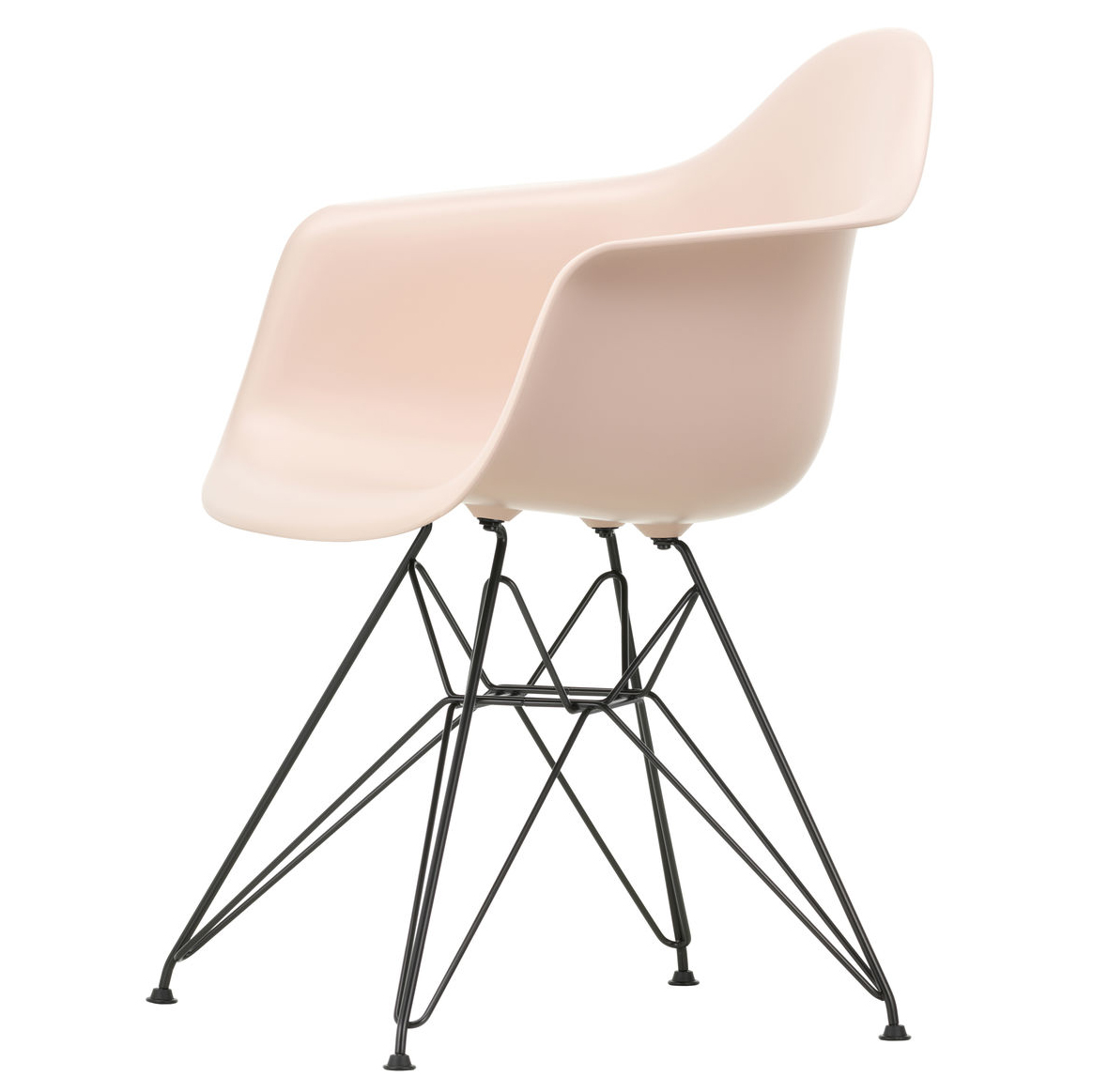 Vitra Eetkamerstoel DAR RE zwart