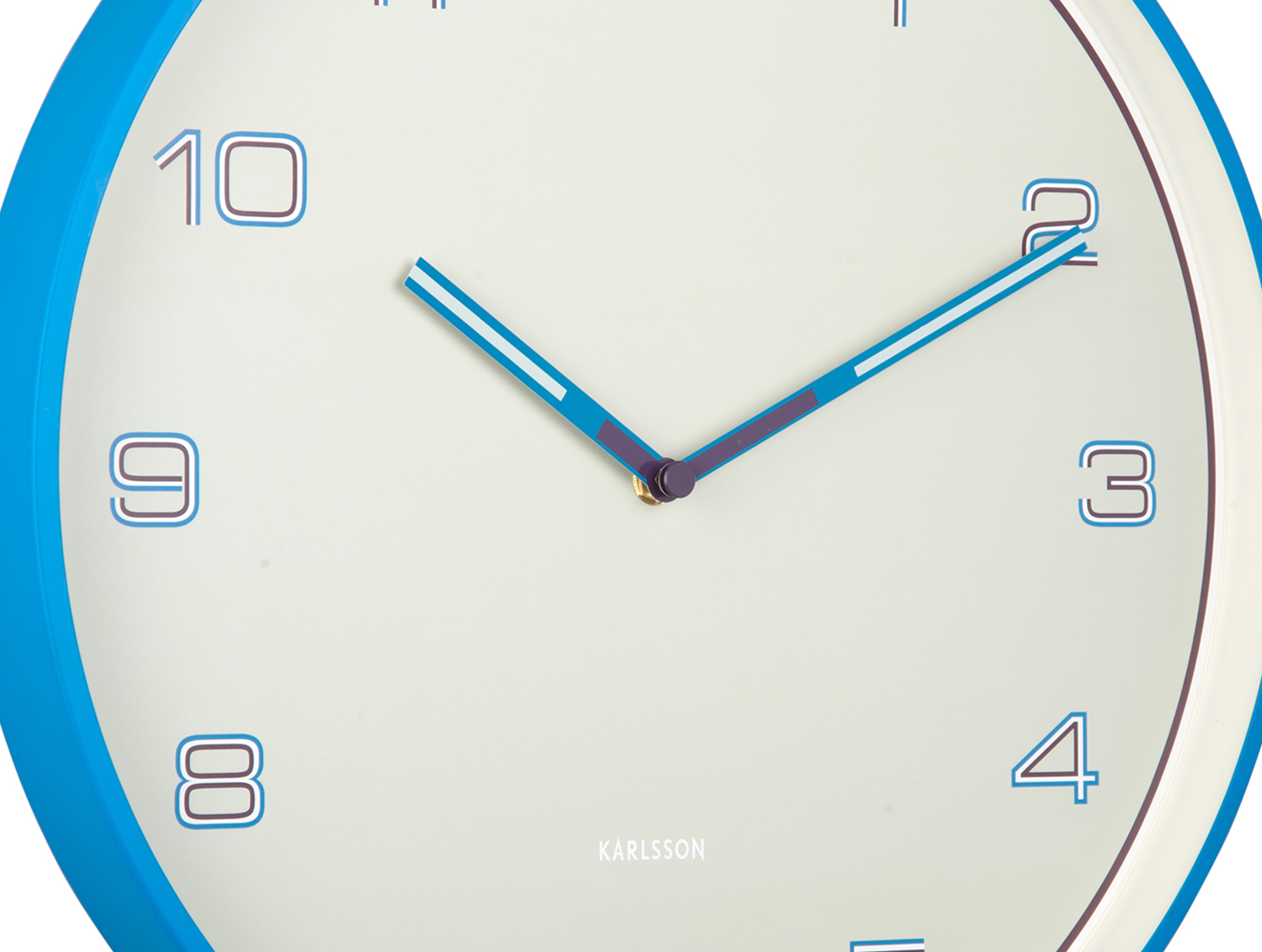 Wandklok Lined Numbers