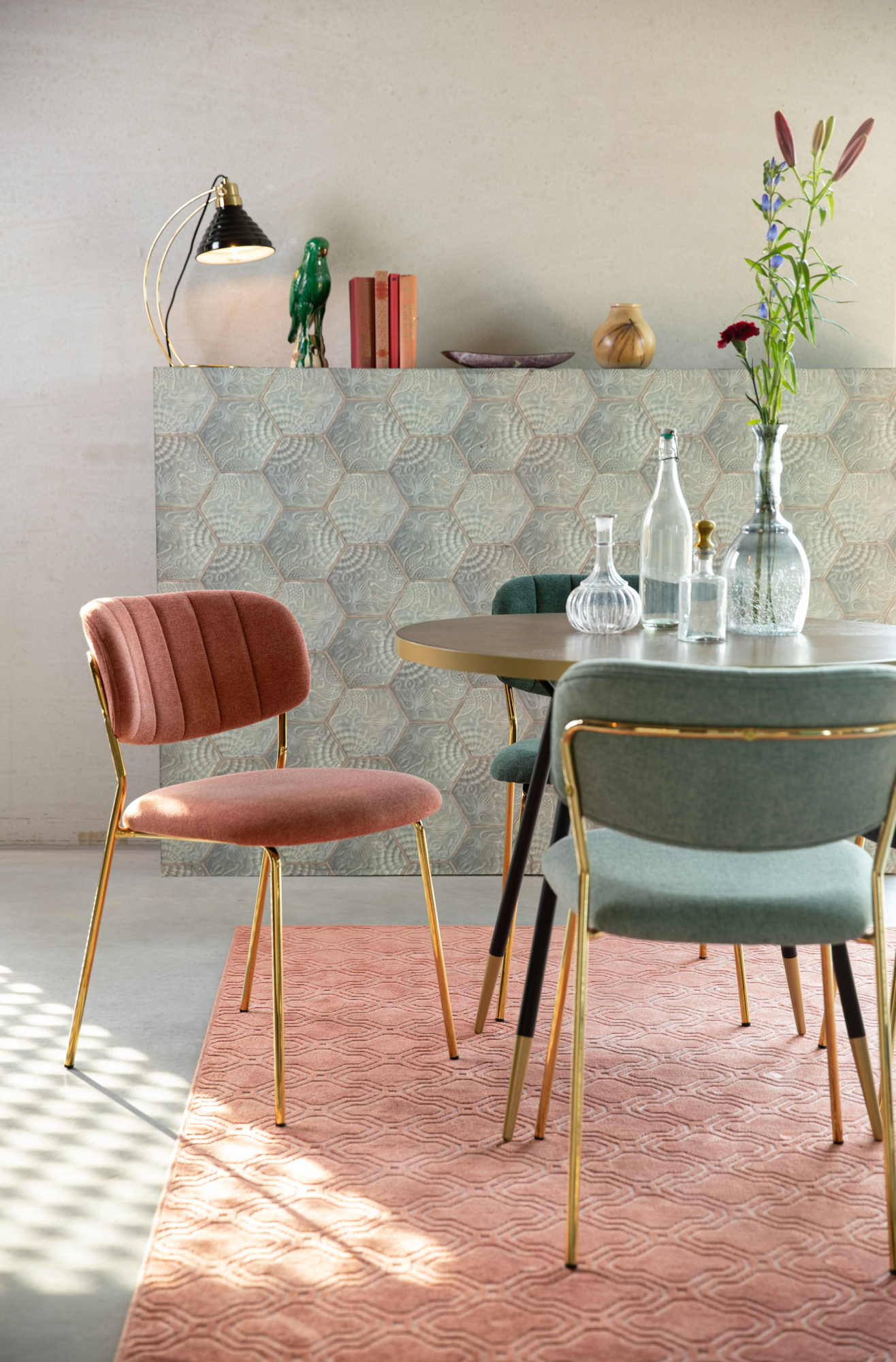 Housecraft living stoel Jolien (set van 2)