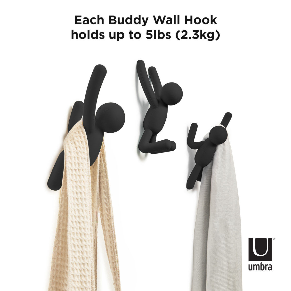 Umbra Ophanghaak Buddy - Set Van 3 Stuks
