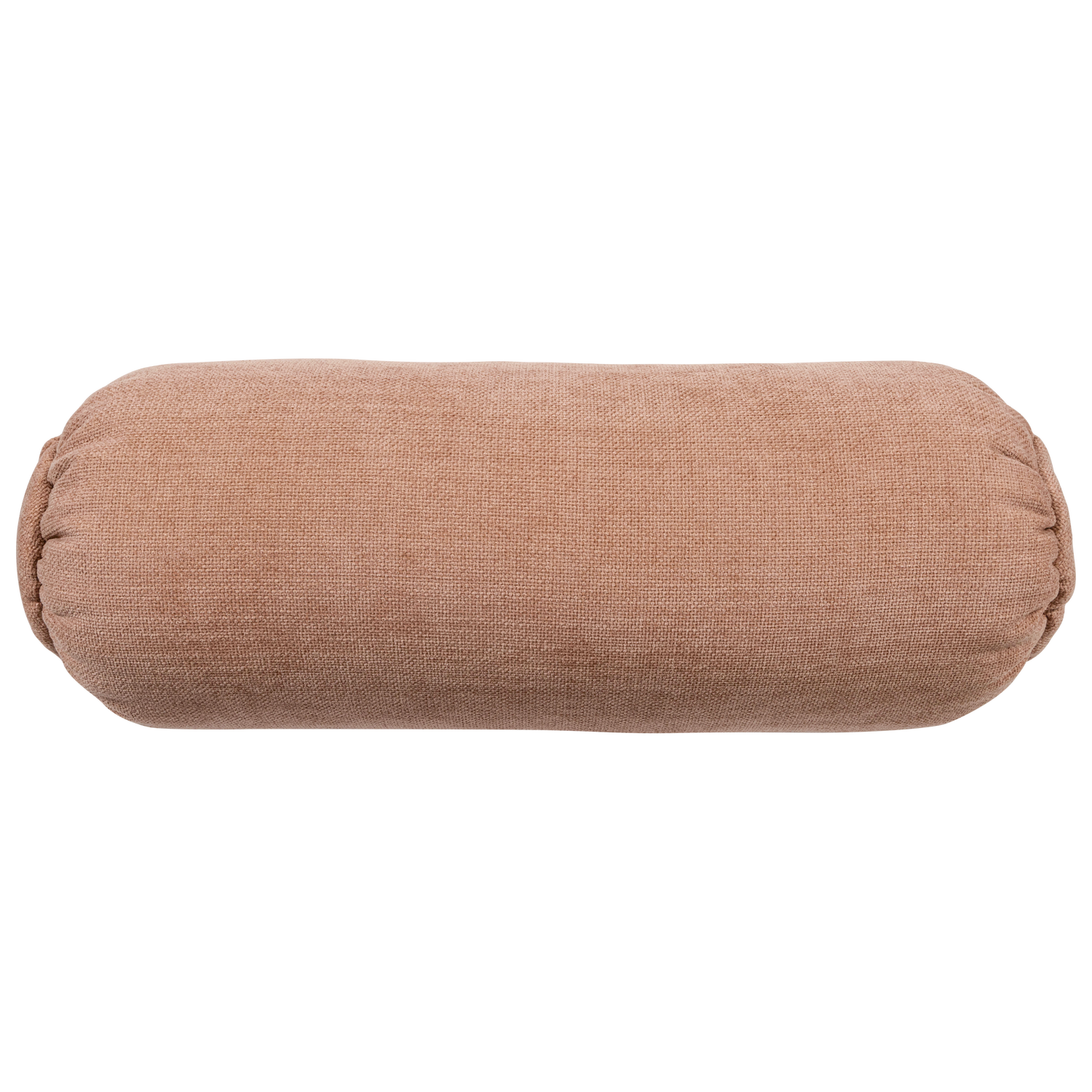 Baggy rolkussen 50xo23 cm 3d chenille middenbruin