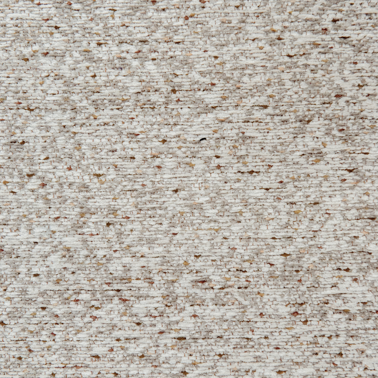 Modern Mist wit gestructureerd vloerkleed met stippenpatroon