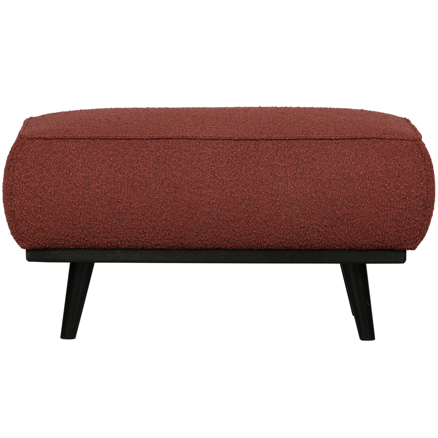 Statement hocker lichtbruin melange