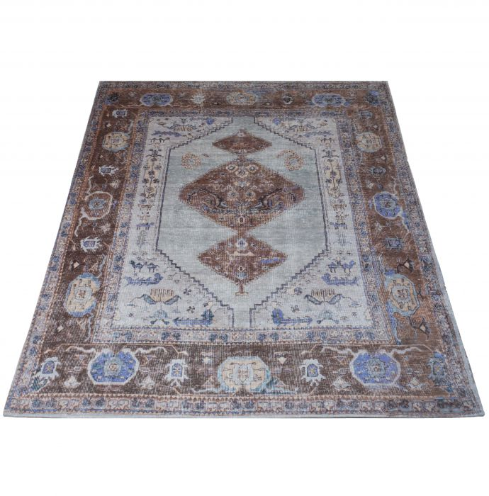 Vloerkleed Karaca - Purple/Brown 07