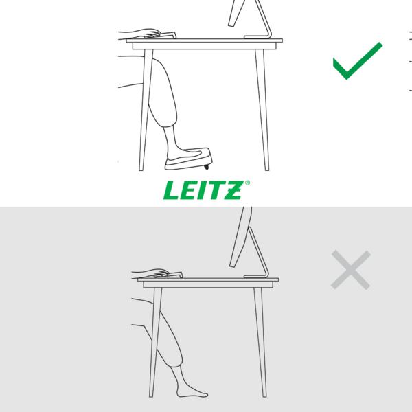 Verstelbare Voetensteun Leitz Ergo