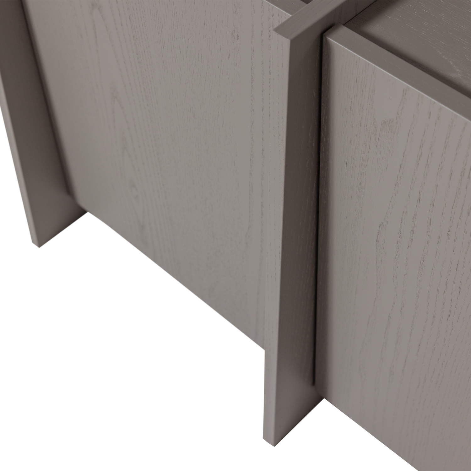 Brock tv meubel 102 cm essen fineer middenbruin [fsc]