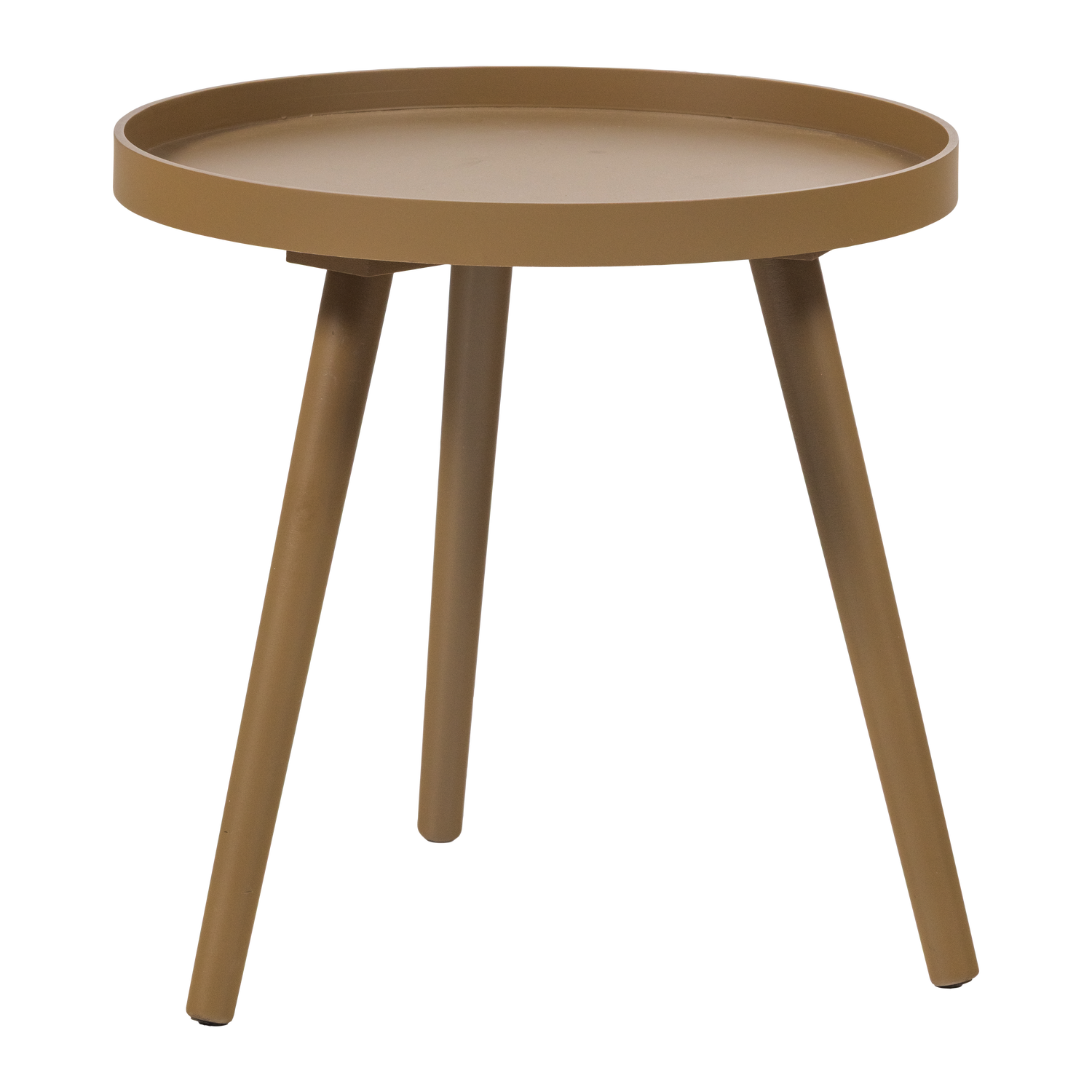 Sasha bijzettafel o41 cm hout honinggeel [fsc]