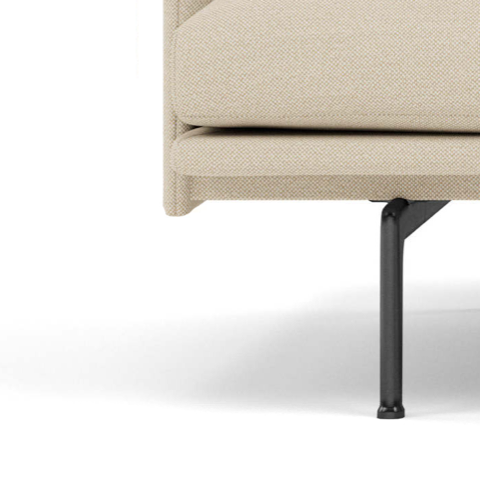 Muuto 3-zitsbank Outline