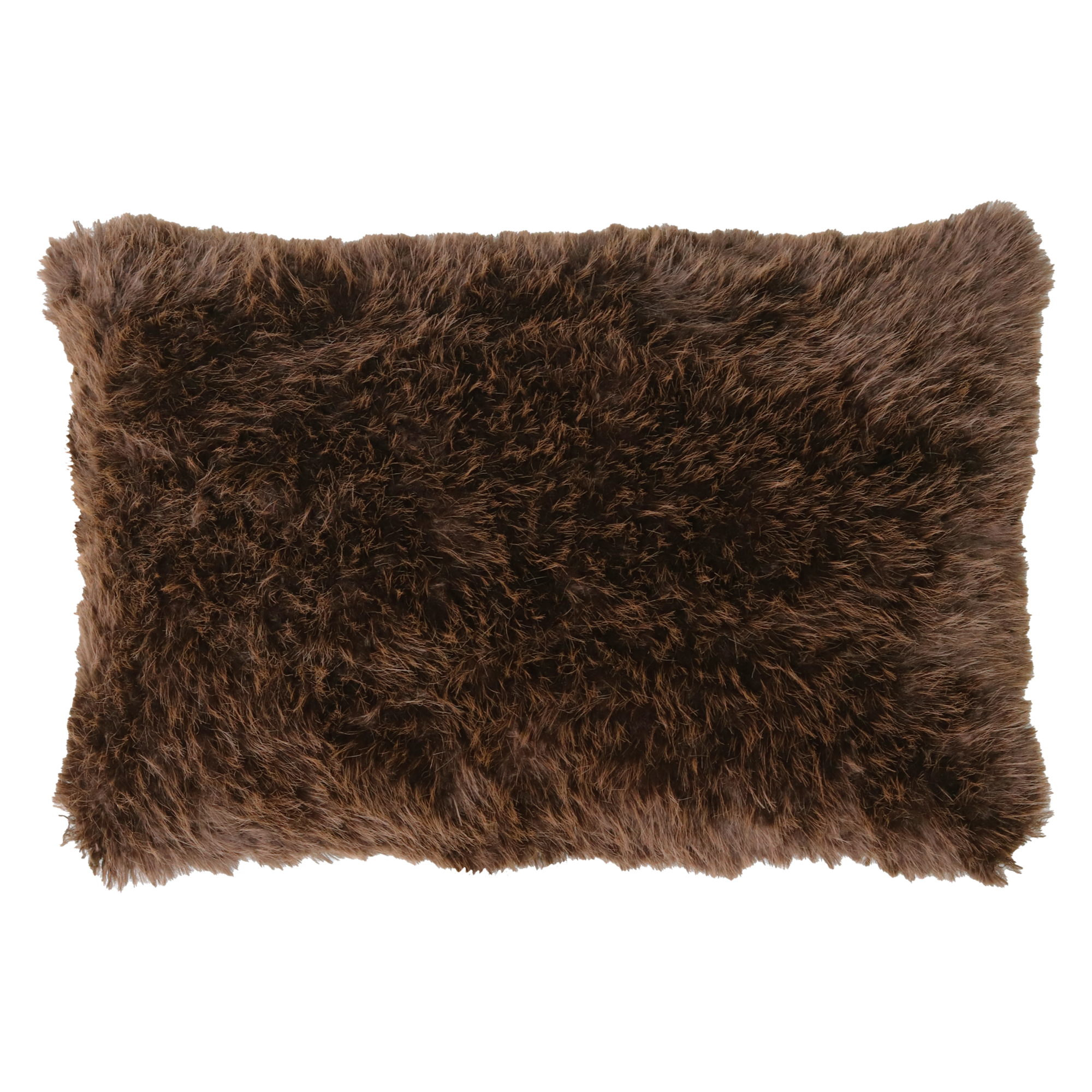 Kussen bont bruin camel