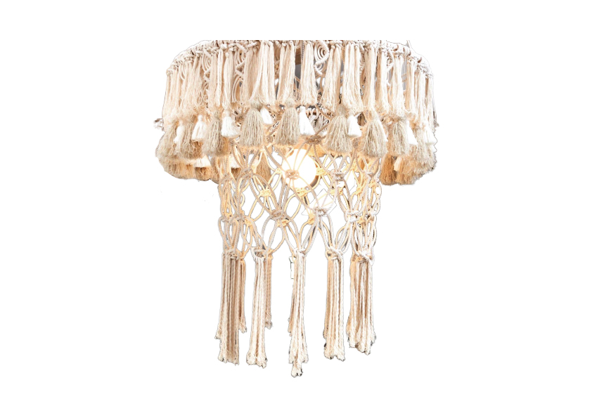 XXL Macramehanglamp
