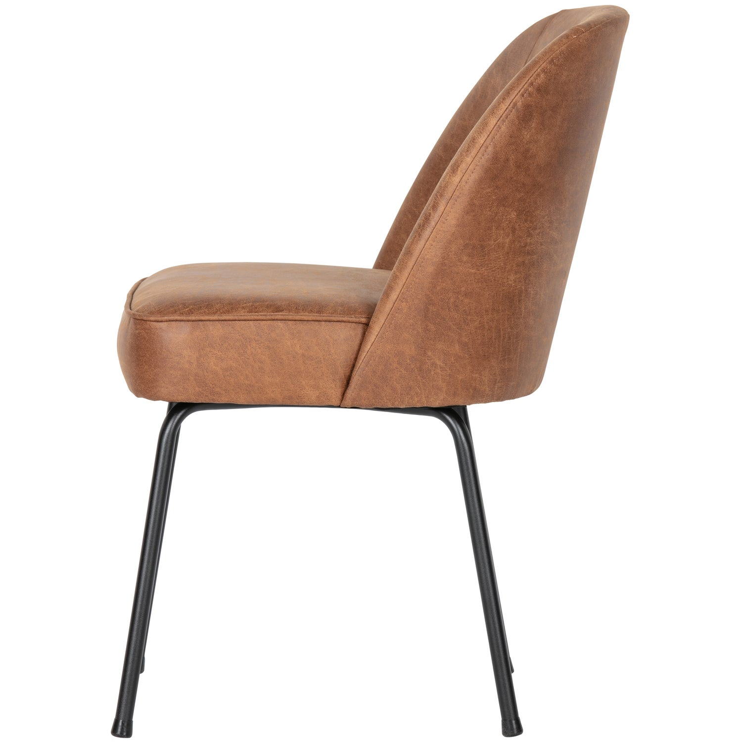 Vogue eetkamerstoel structure velvet brass