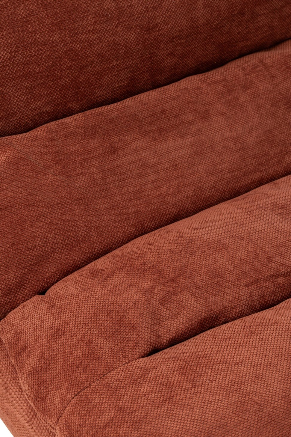 Loungestoel gecomprimeerd schuim roestbruin j-line