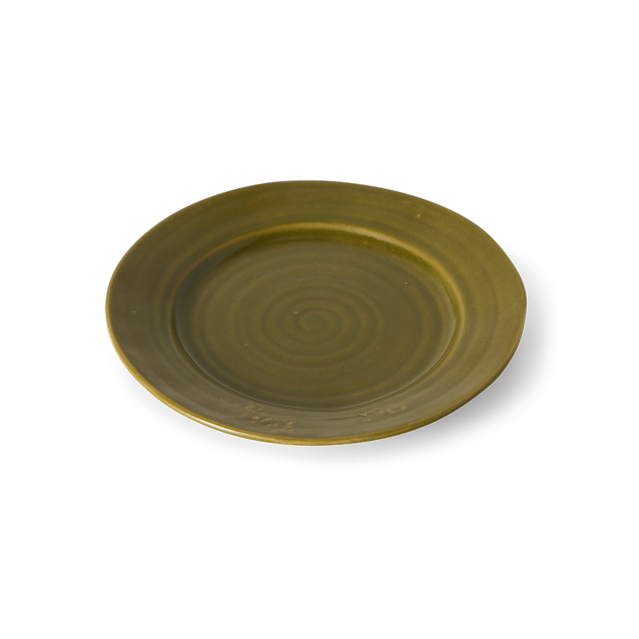 HKliving Servies Farmhouse Ceramics Klein bord - set van 2