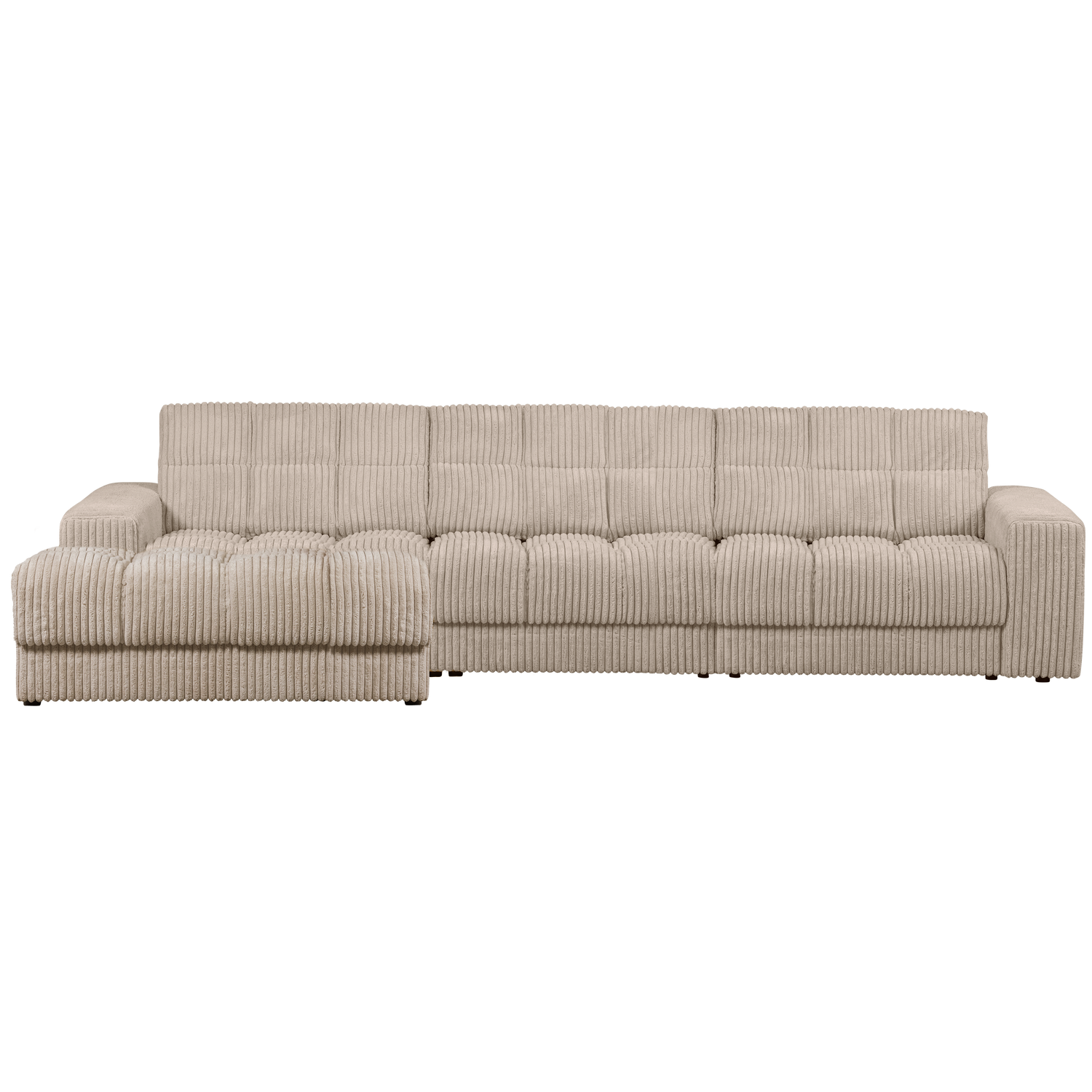 Second date chaise longue links velvet antraciet