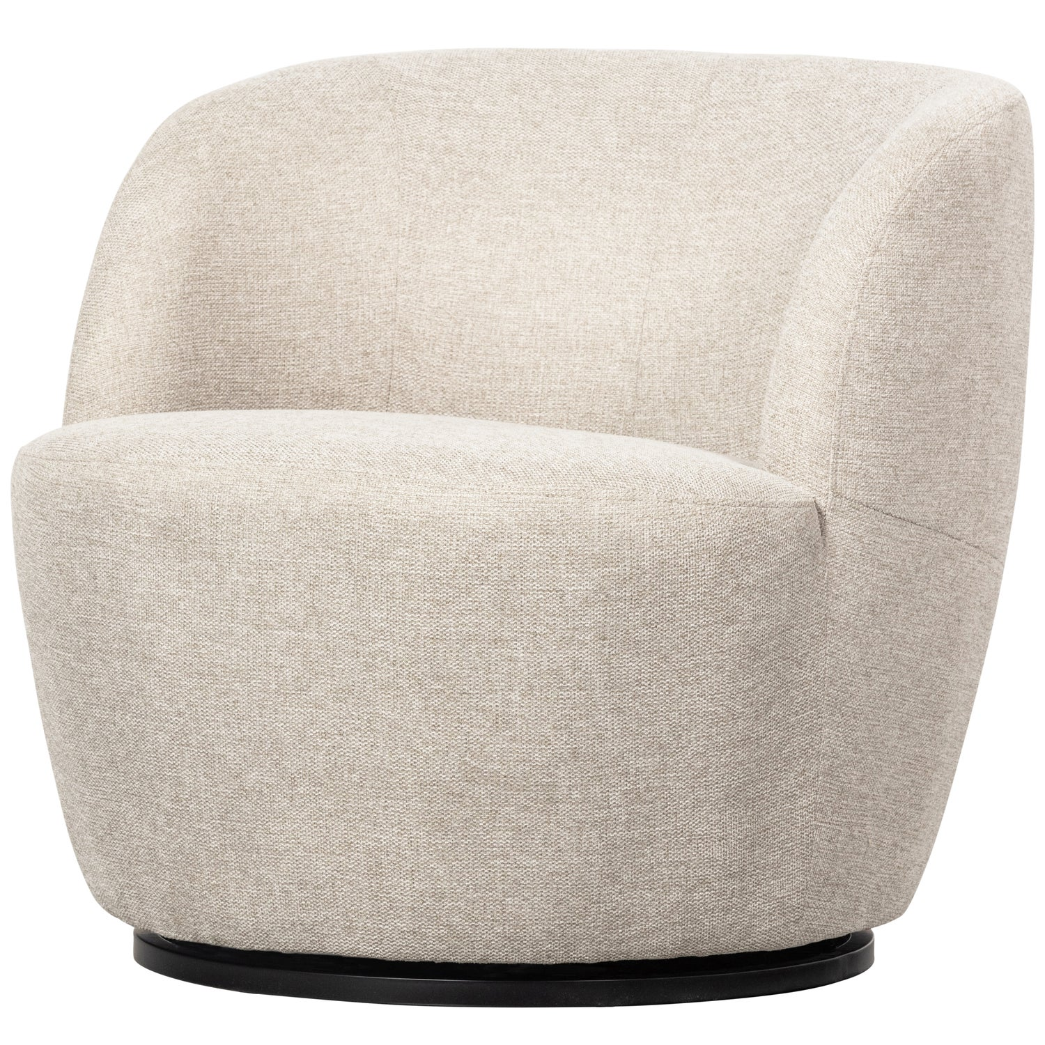 Serra draaifauteuil naturel melange