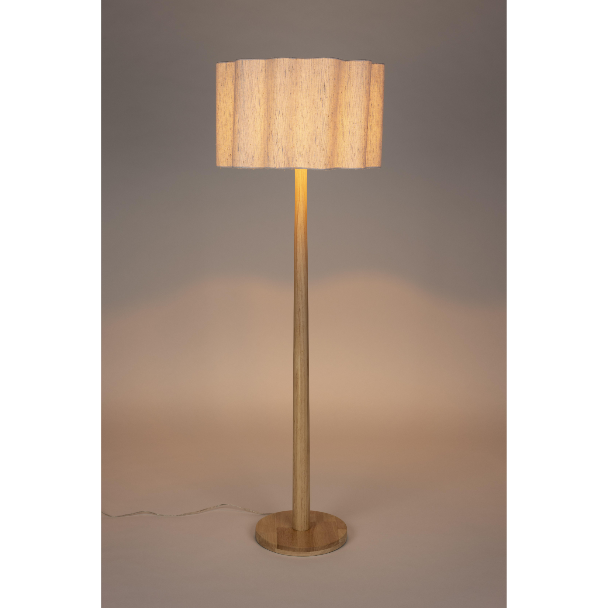 Scallop vloerlamp naturel