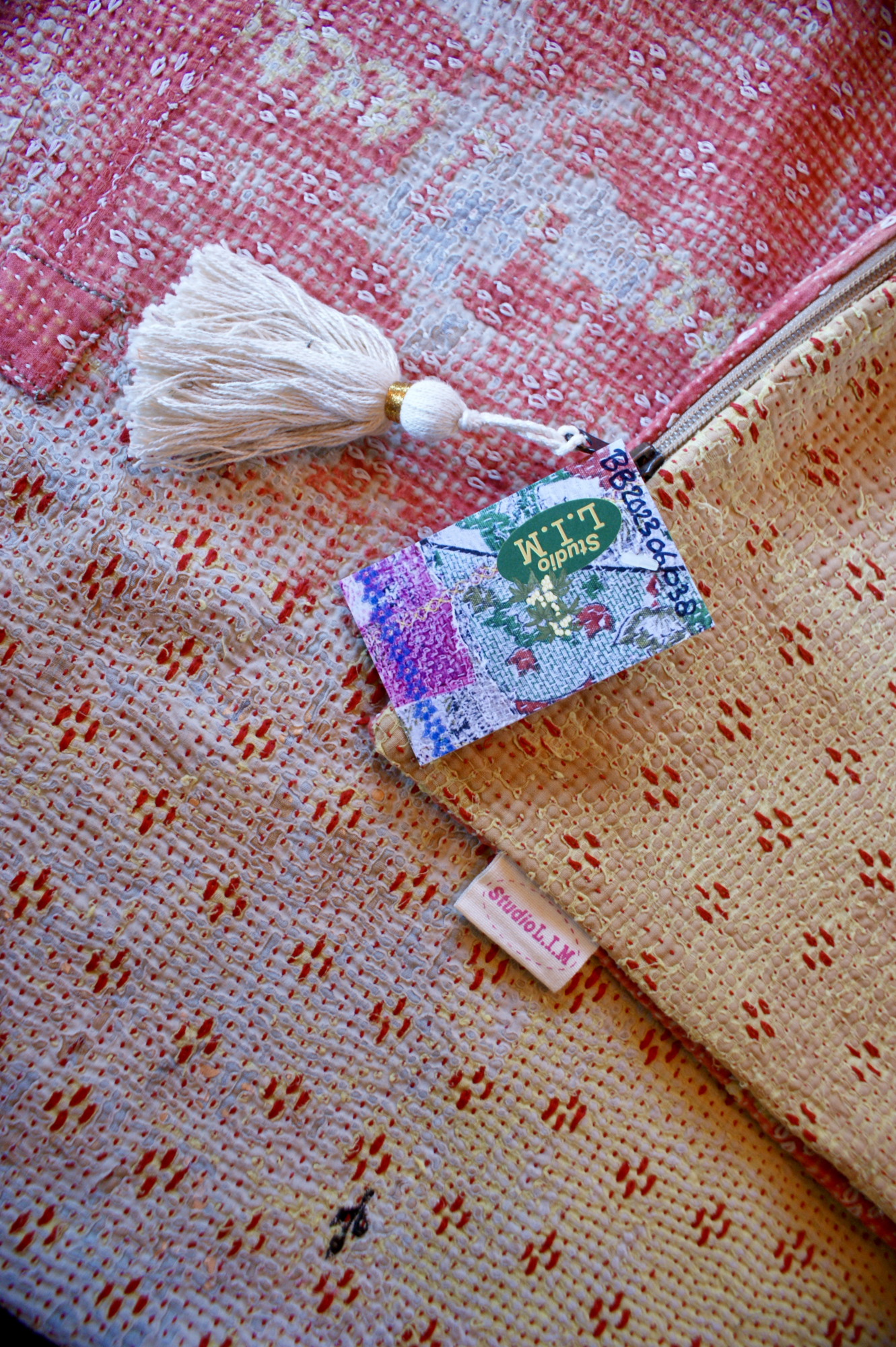 Kussen Kantha vintage 50x70 cm