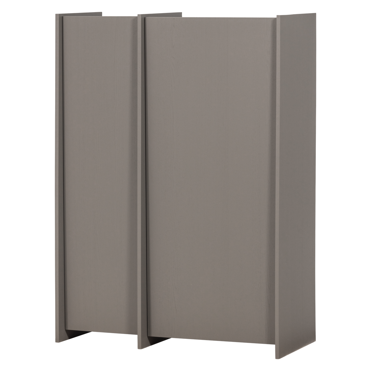 Brock 2-deurs kast essen fineer warmgrijs [fsc]