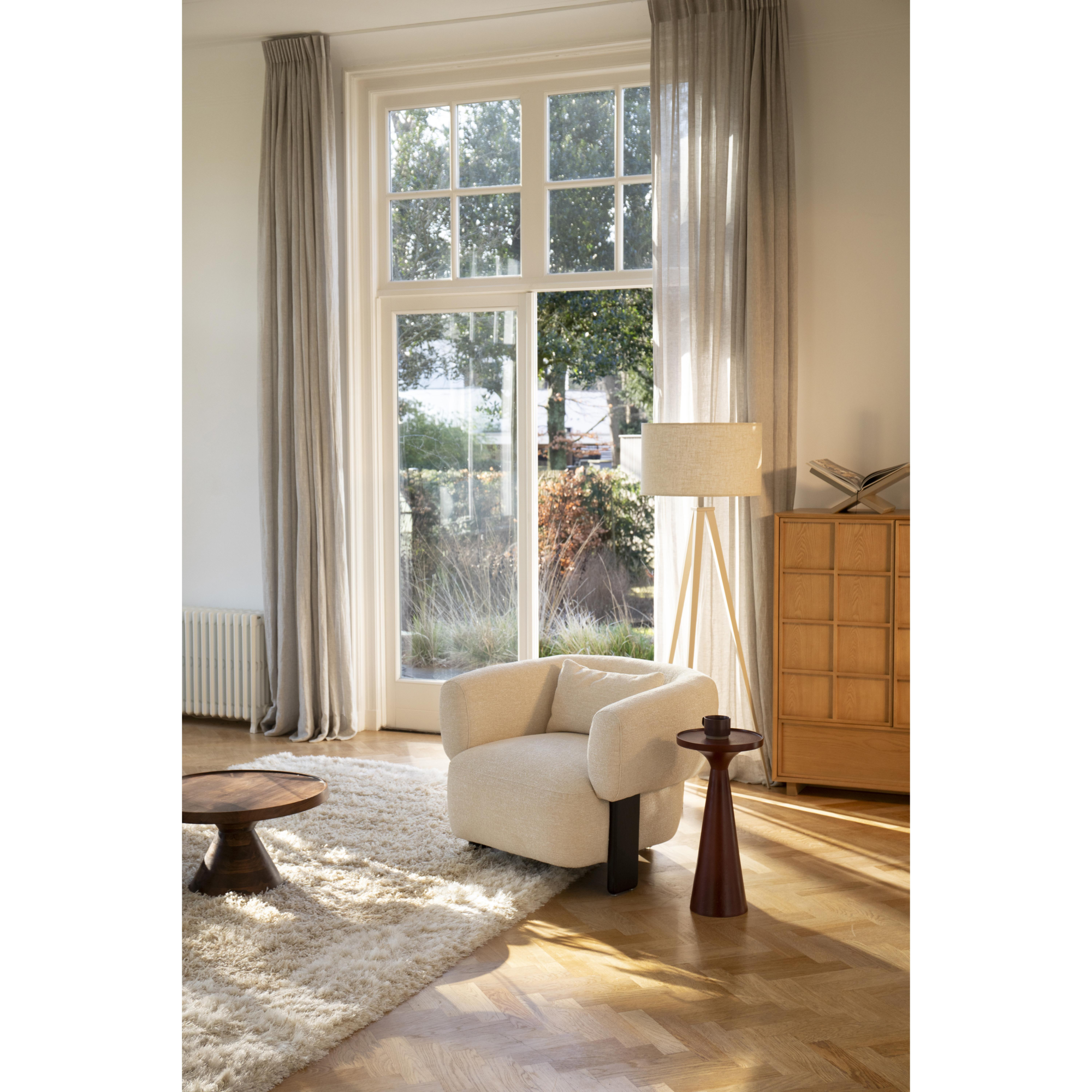 Neil fauteuil beige