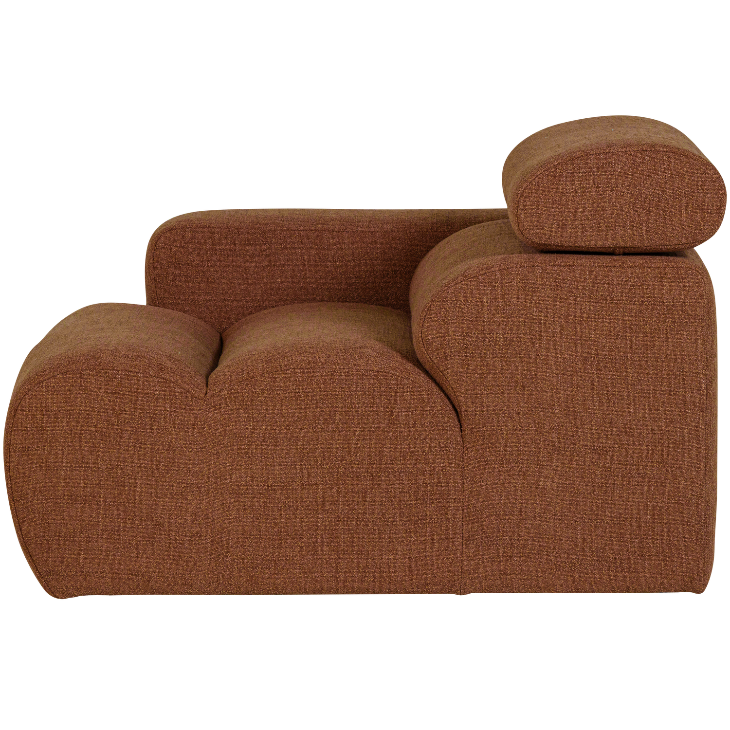 Novi 1-zits element arm links boucle karamelbruin