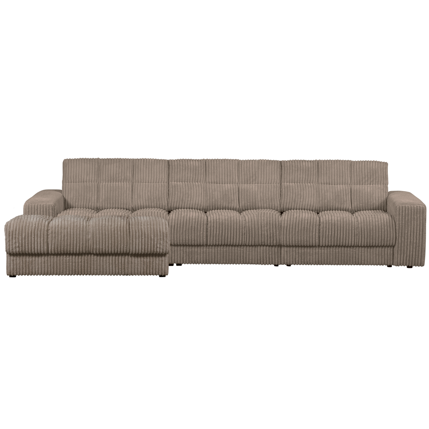 Second date chaise longue links velvet antraciet