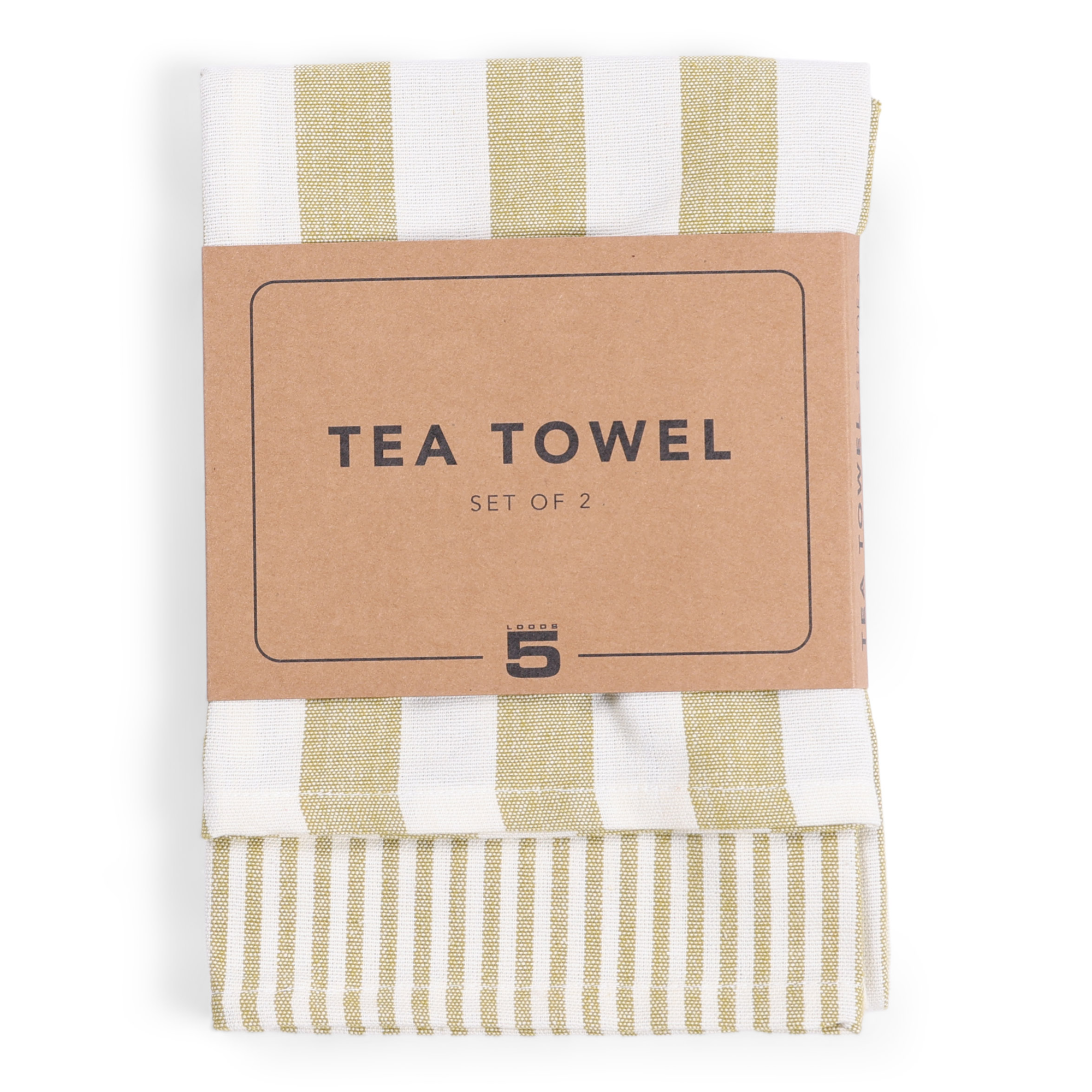 Theedoek Olivia set van 2