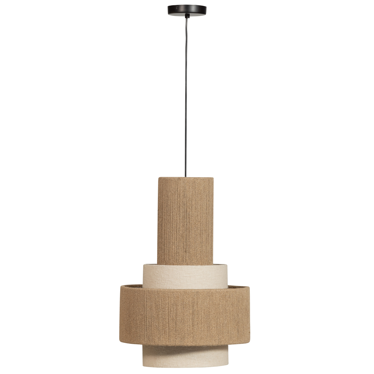 Pelle hanglamp touw naturel