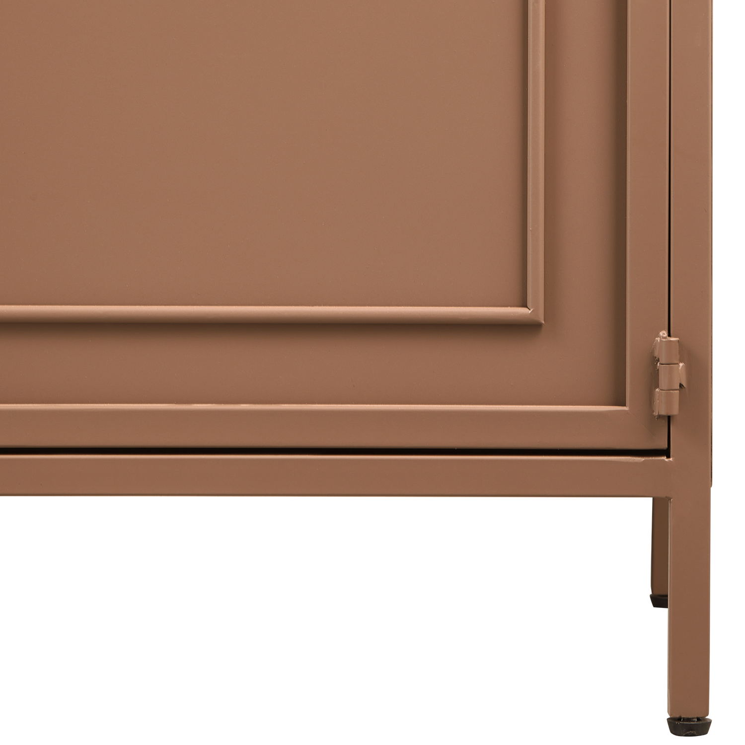 Ronja vitrinekast xl metaal soft pink