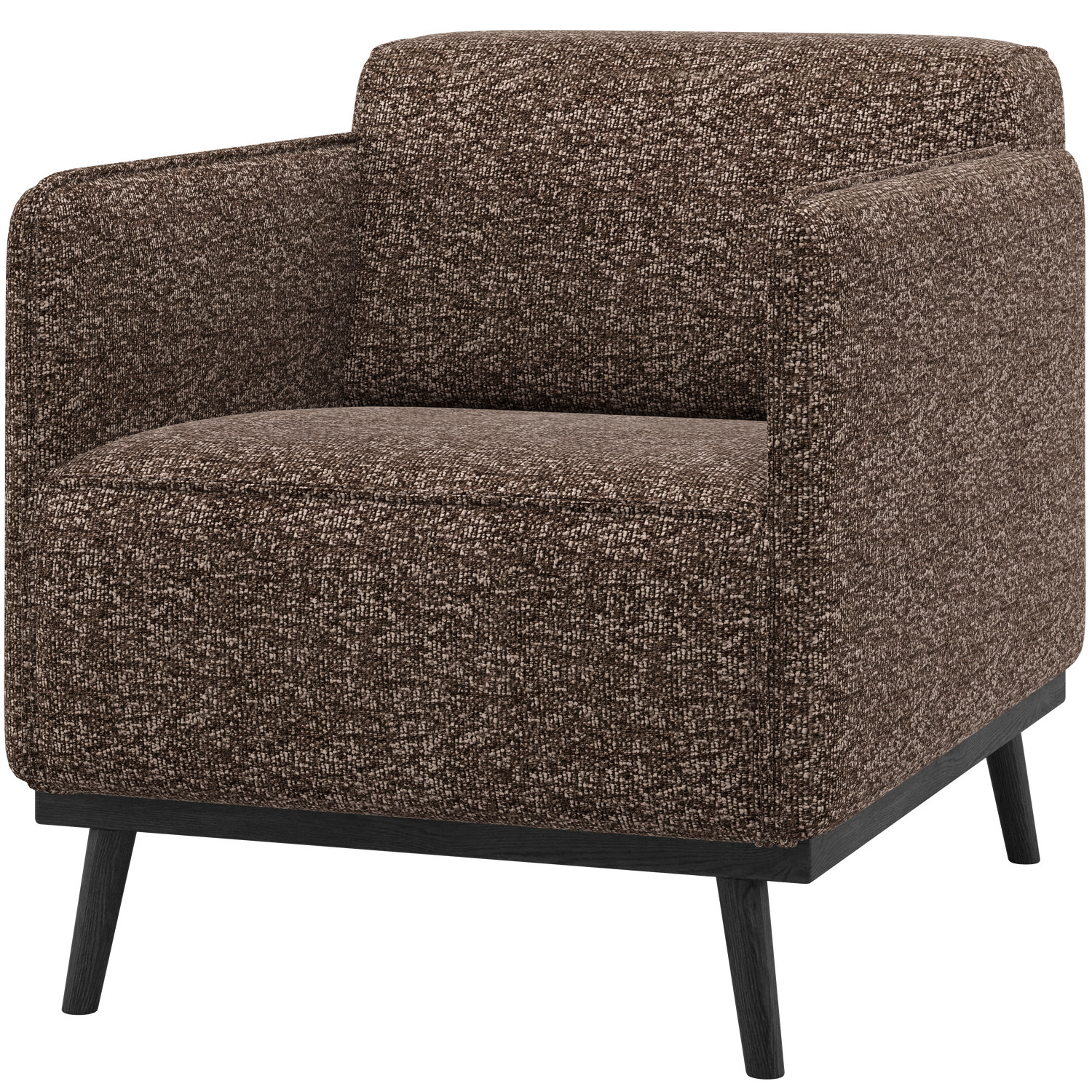 Statement fauteuil met arm chenille velvet perzikroze