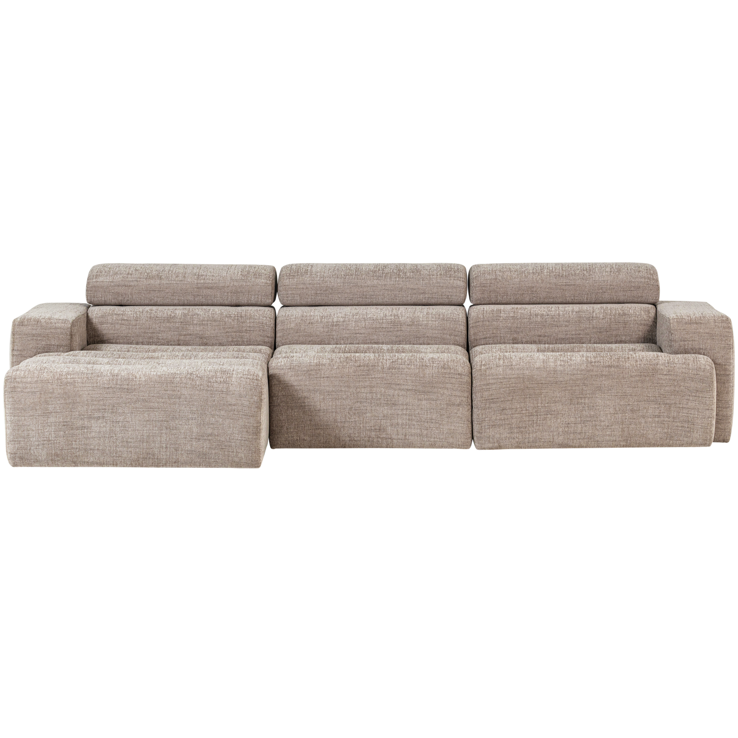 Novi chaise longue bank links oranje melange