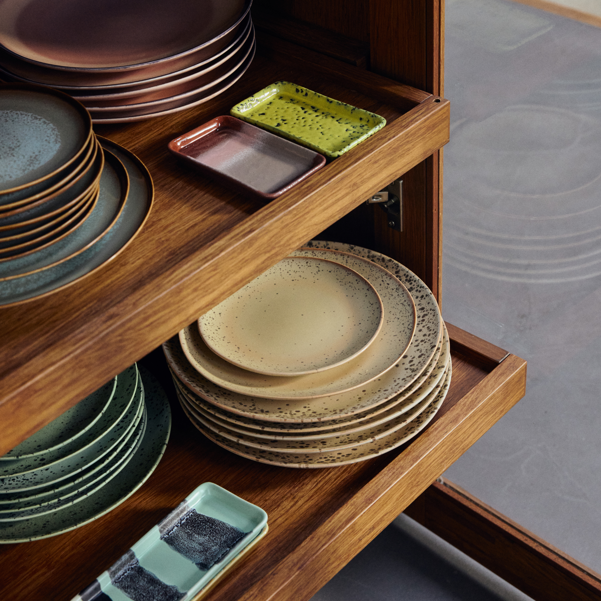 HKliving Servies 70's ceramics gebaksbordje