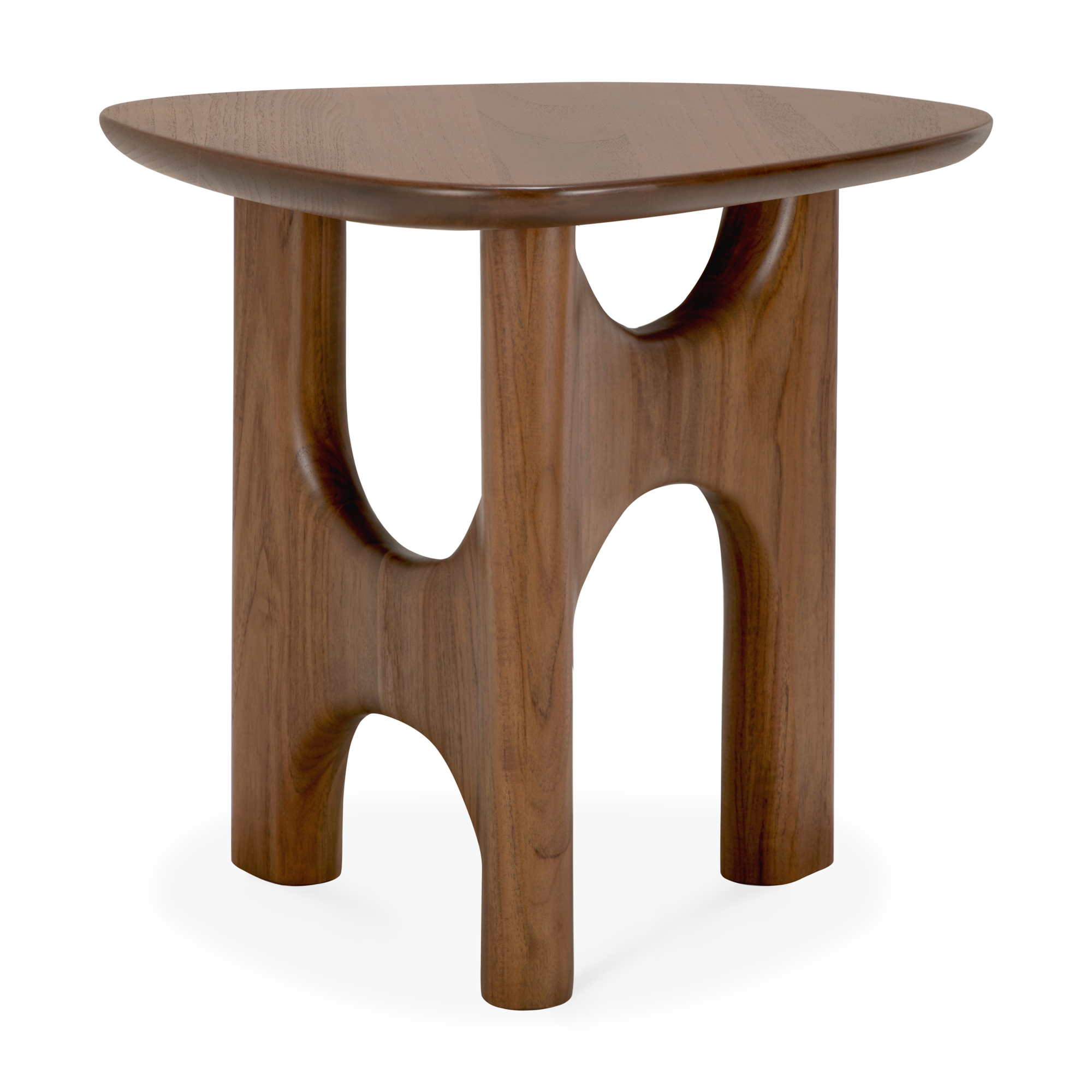 Bijzettafel Flow teak wild brown