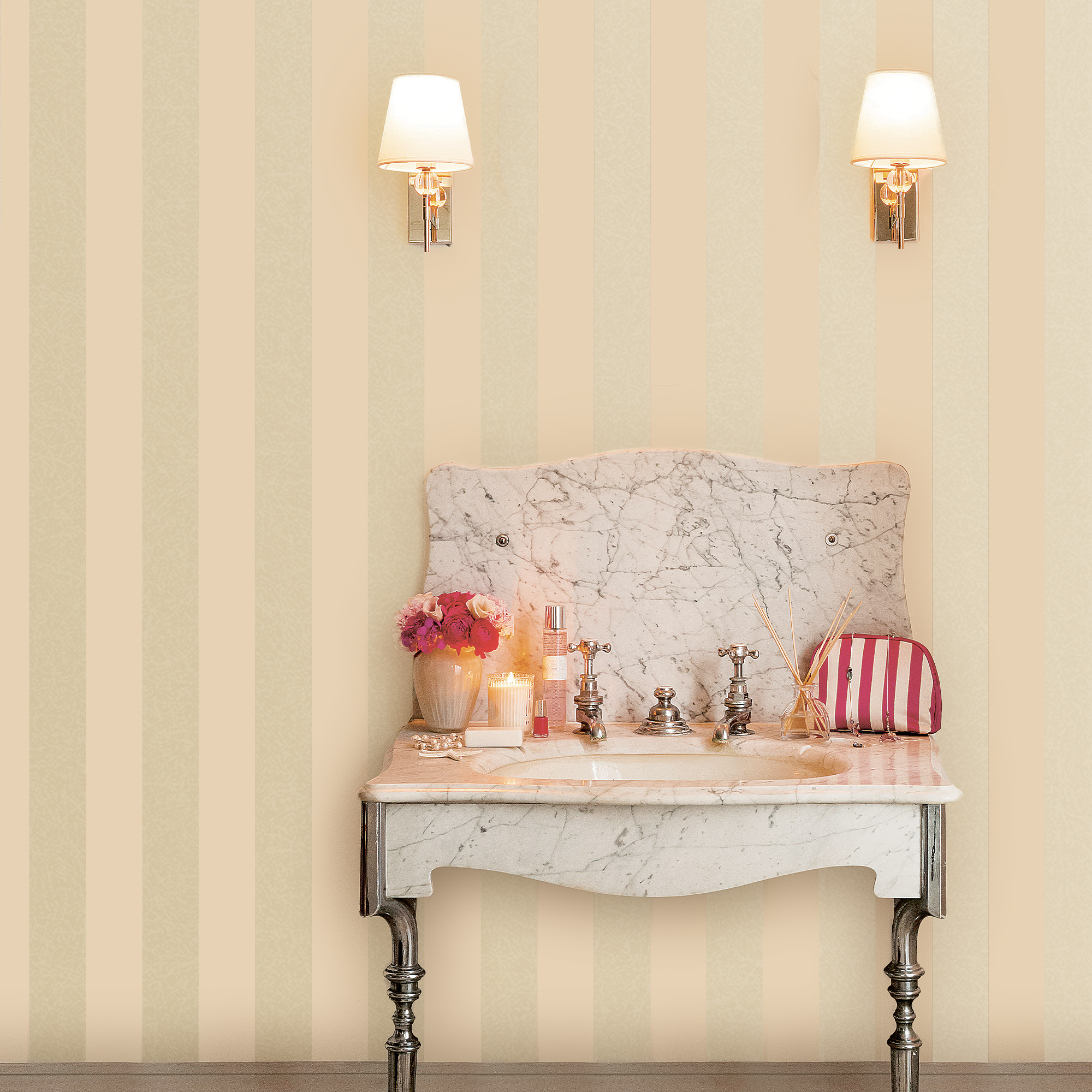 Behang Laura Ashley Lille Stripe