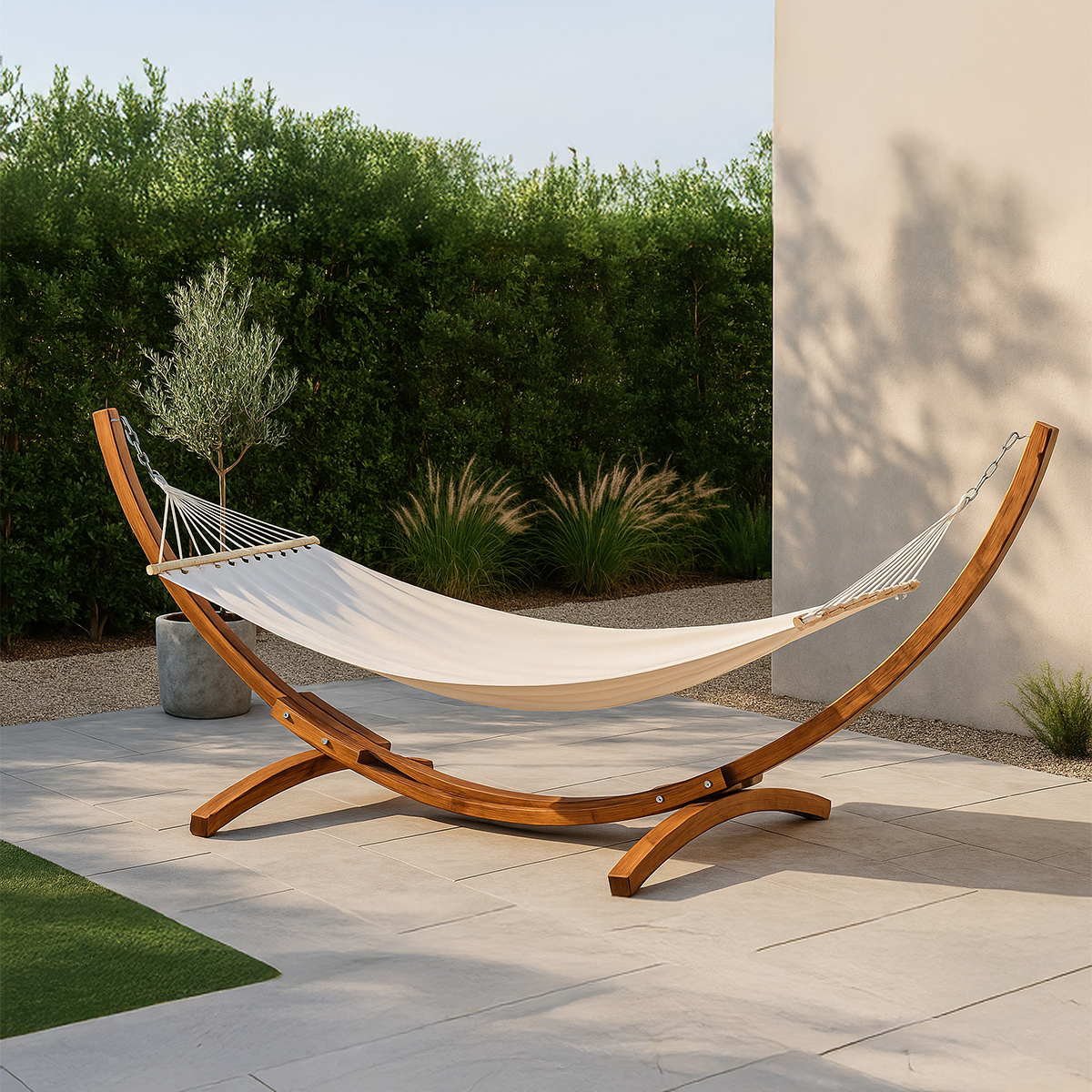 Hangmat Freeke beige - met standaard