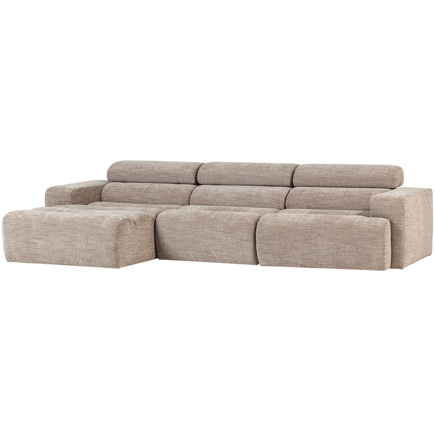 Novi chaise longue bank links oranje melange