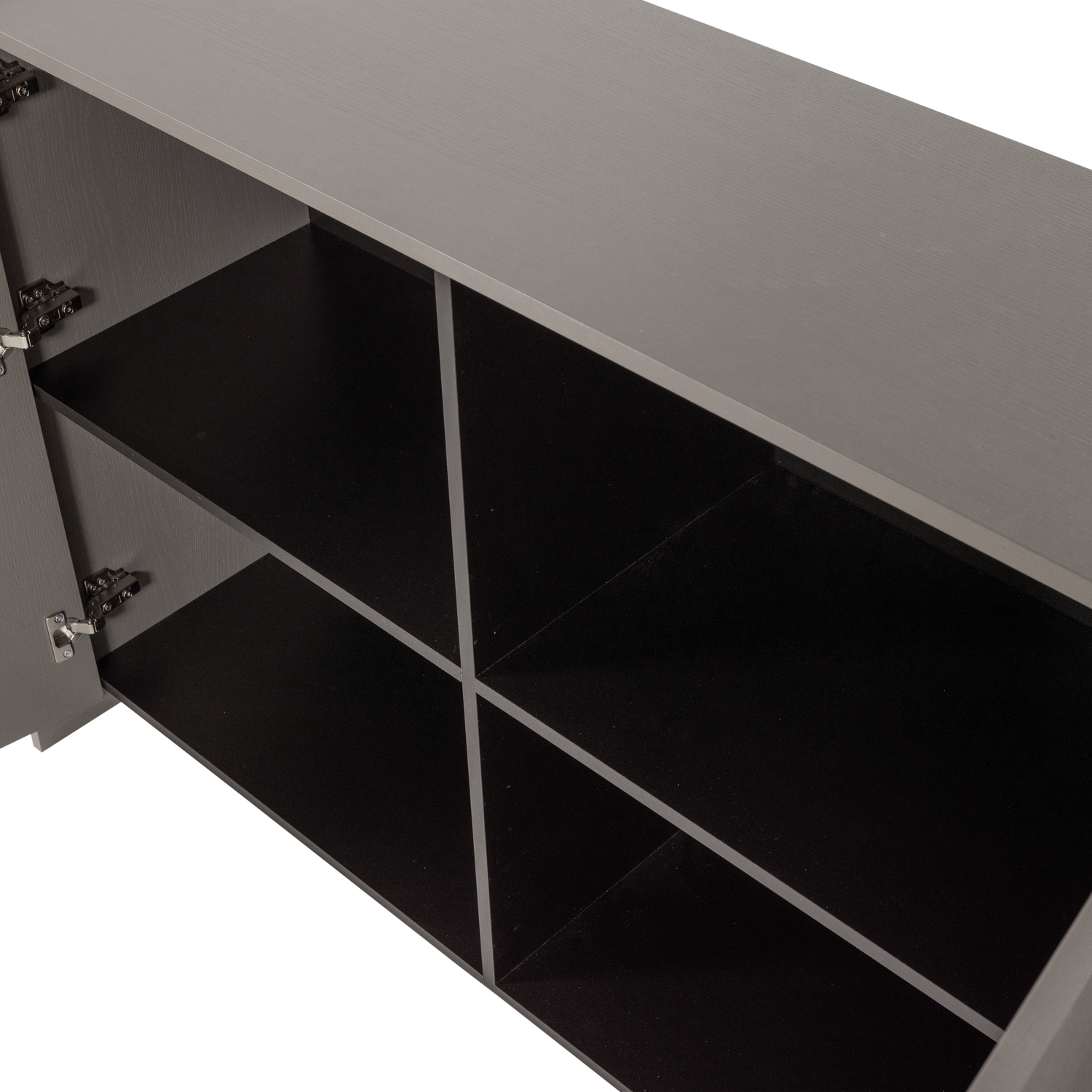 Brock dressoir 200 cm essen fineer warmgrijs [fsc]