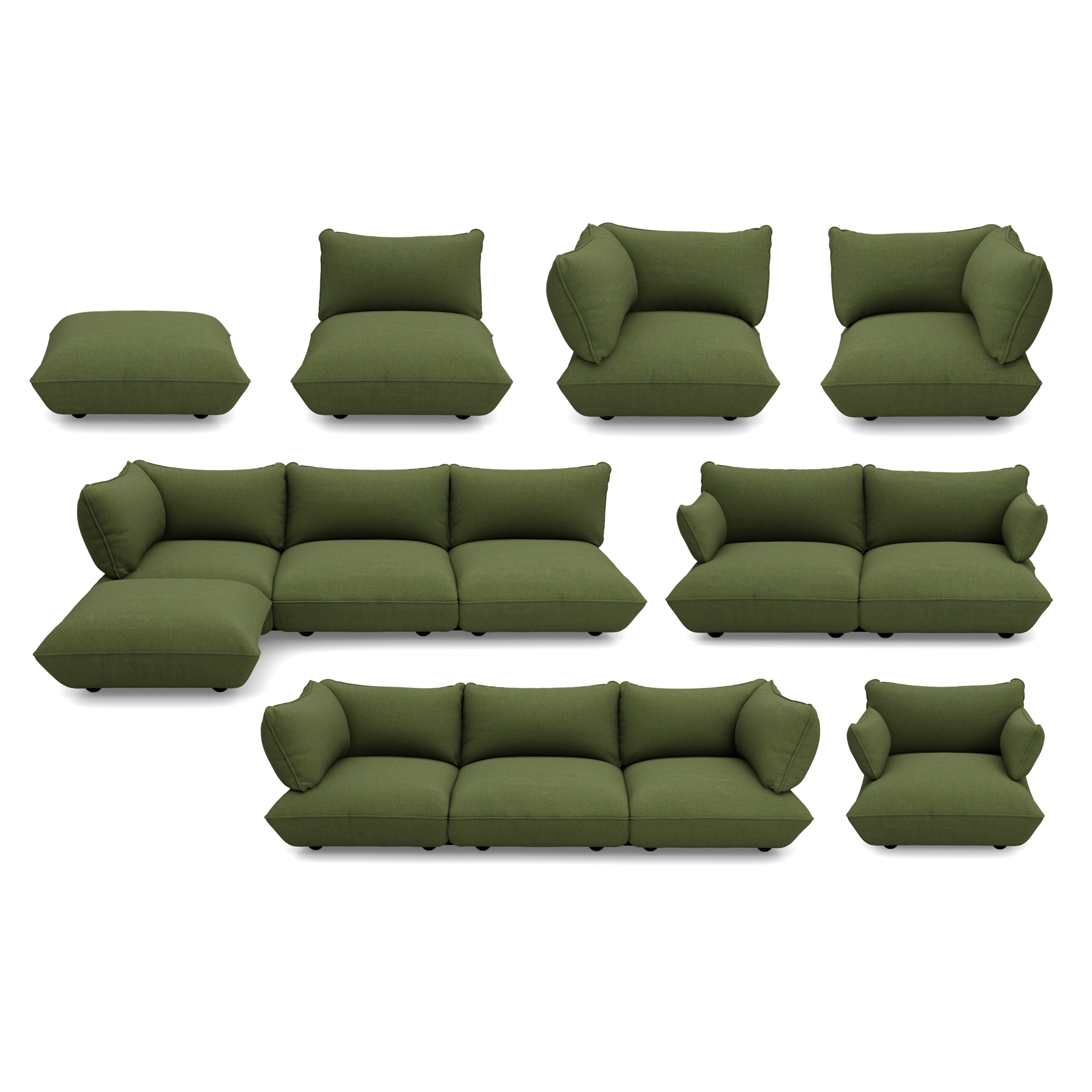 FATBOY 	Fauteuil Sumo loveseat boucle 