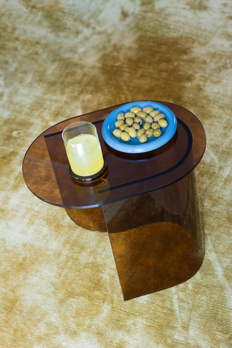 Bijzettafel Plateau glas