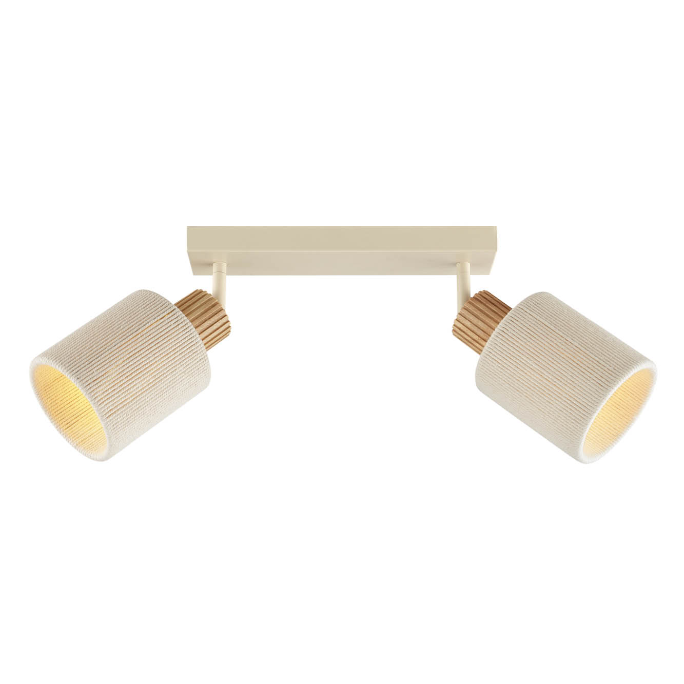 Arjan Spot 2-lichts Beige