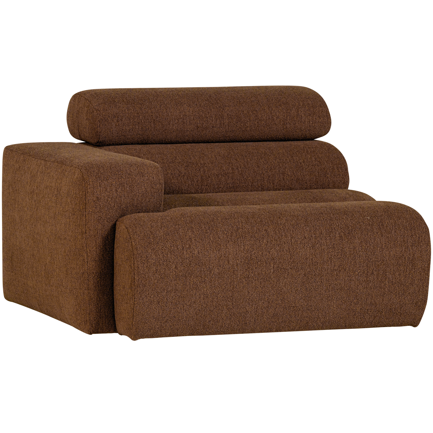 Novi 1-zits element arm links boucle karamelbruin