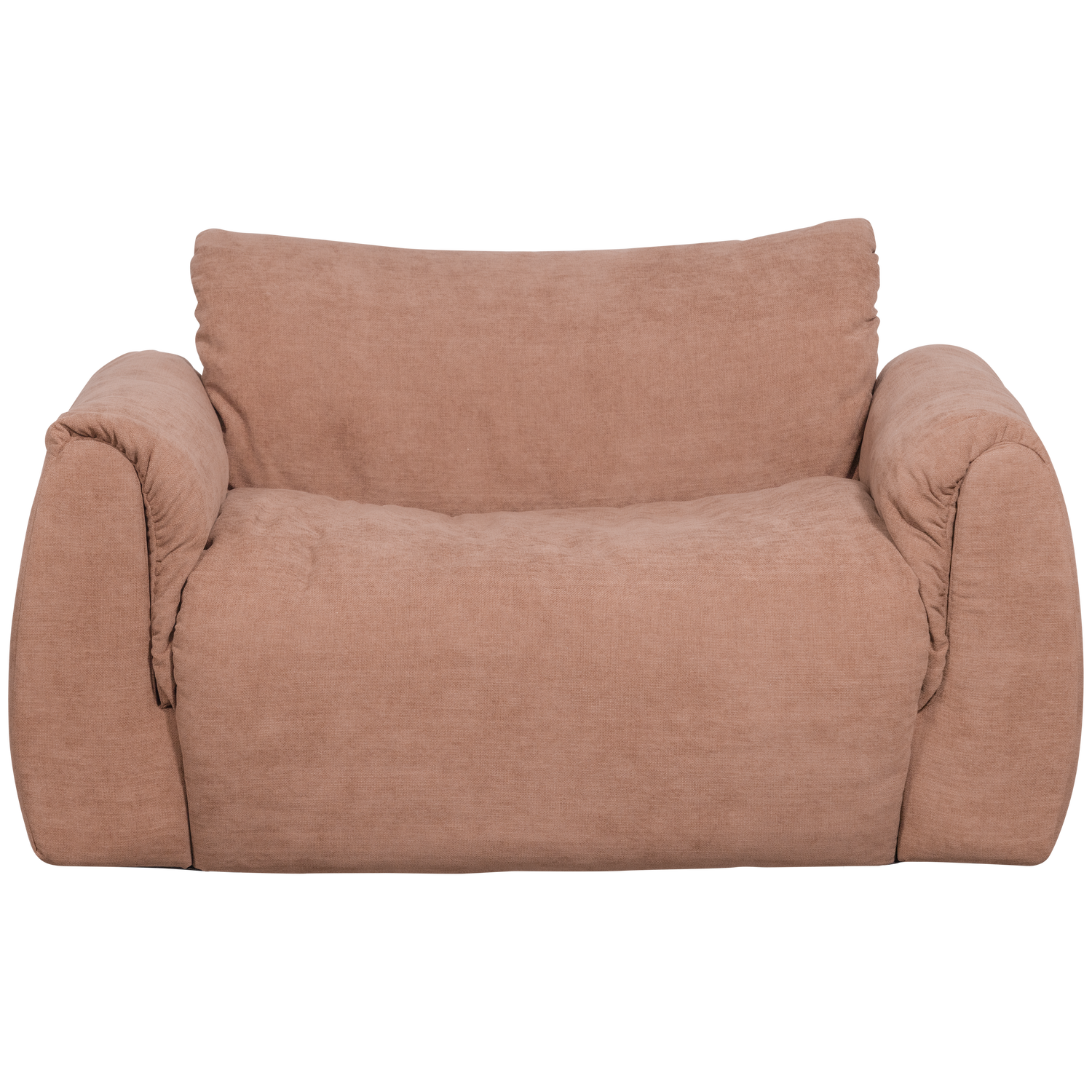 Baggy loveseat geweven chenille bruin