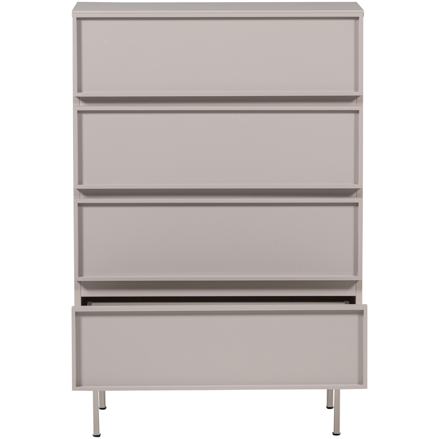 Tours ladekast 4 lades melamine/mdf zand