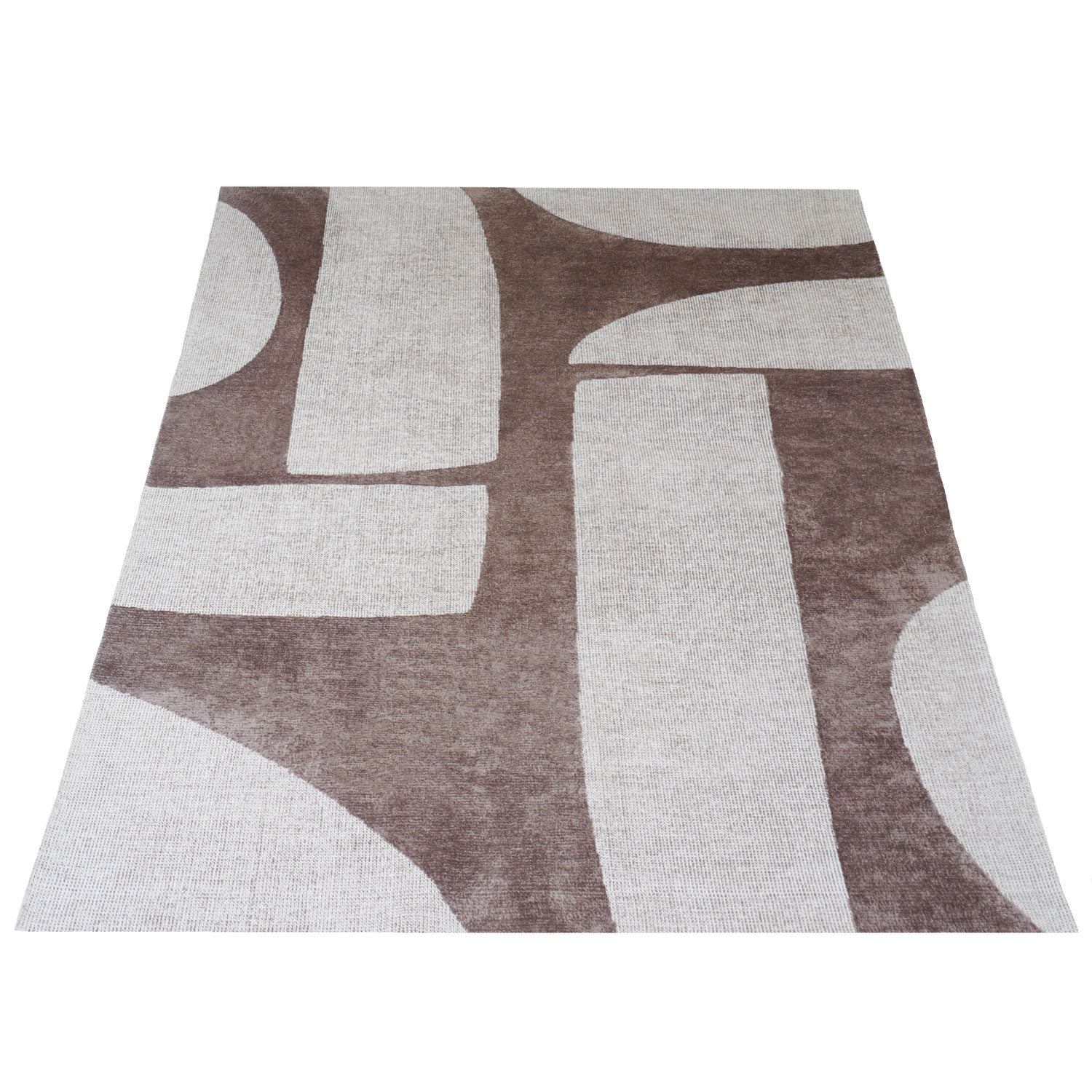 Vloerkleed Ziba Taupe/Creme
