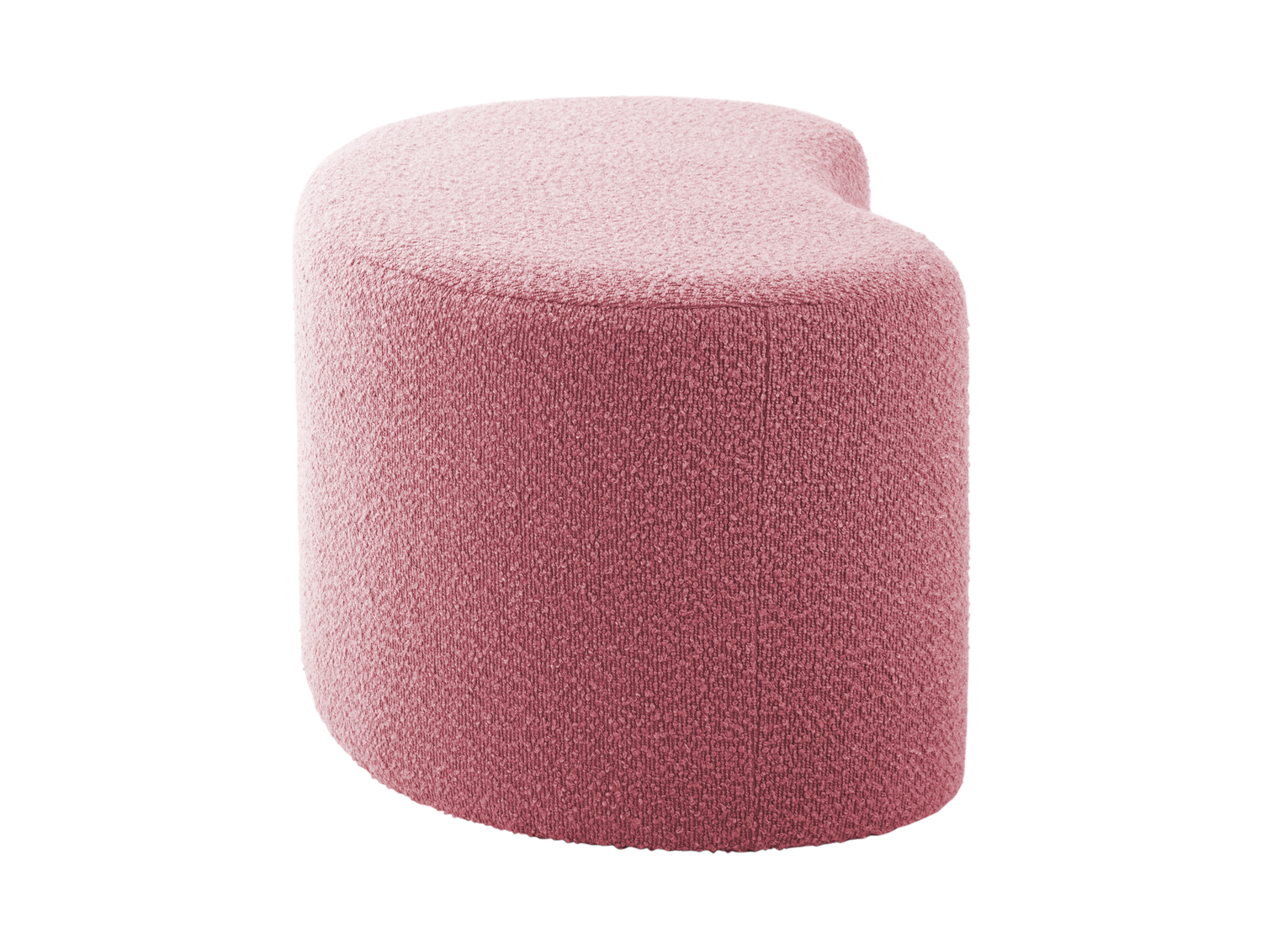 Pouf Ada wave bouclé