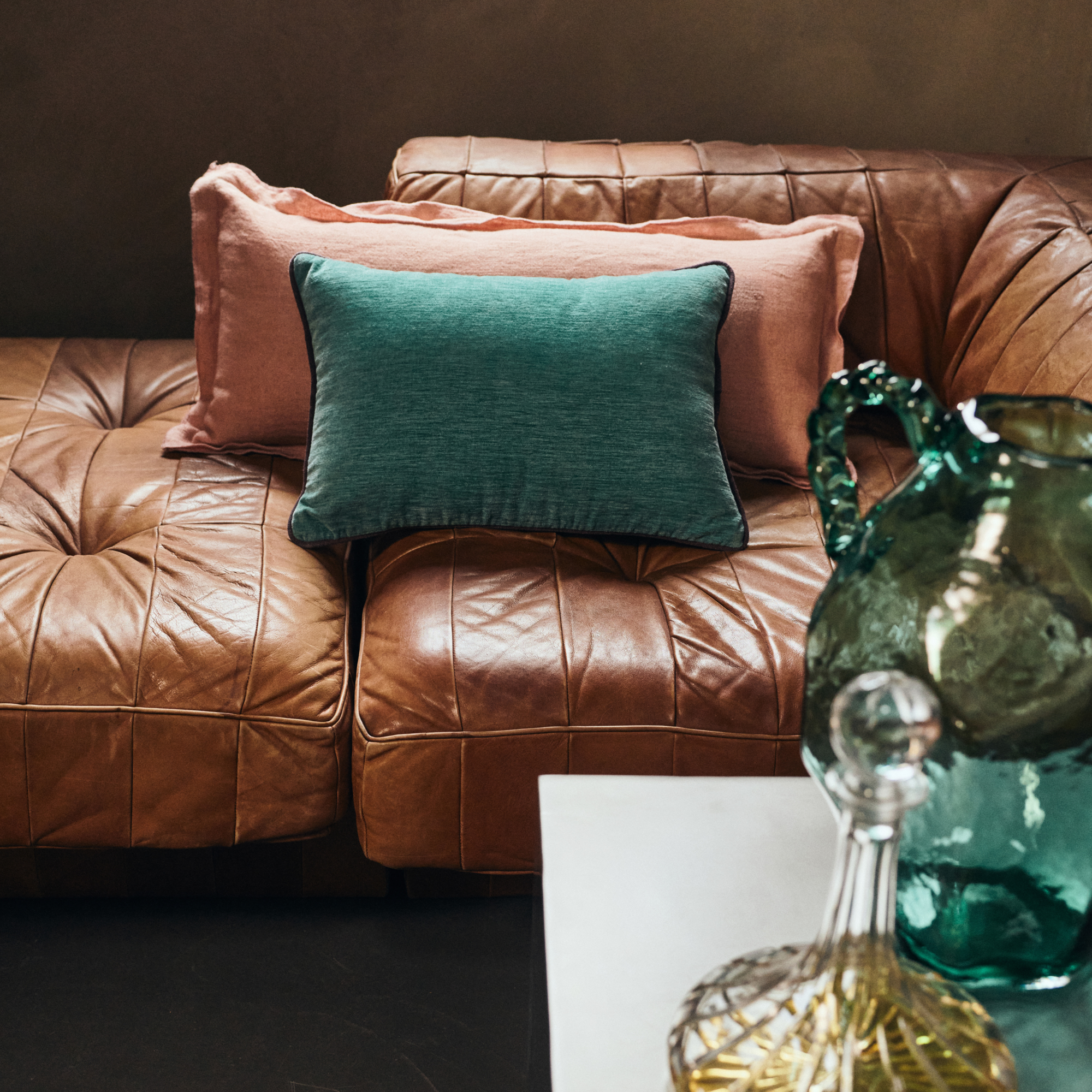 HKliving Sierkussen linen magnolia