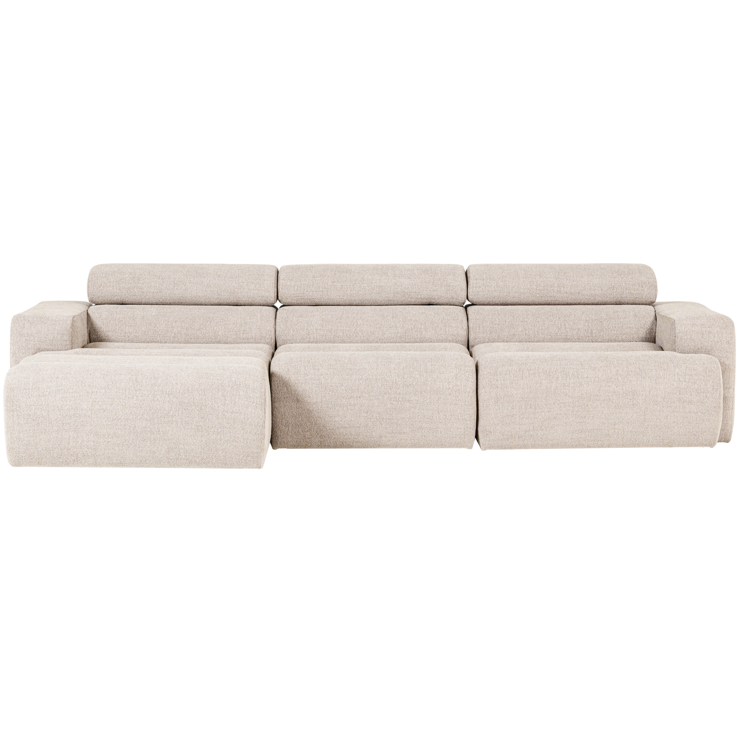 Novi chaise longue bank links oranje melange