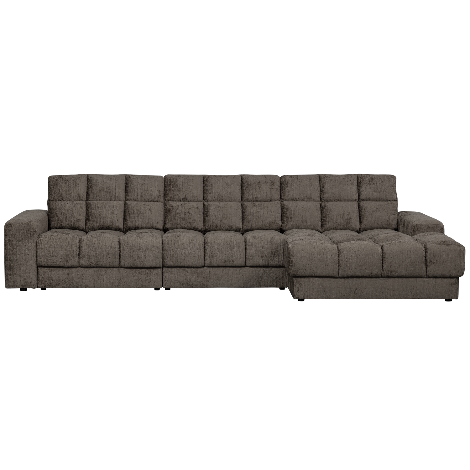 Second date chaise longue rechts ribstof terrazzo