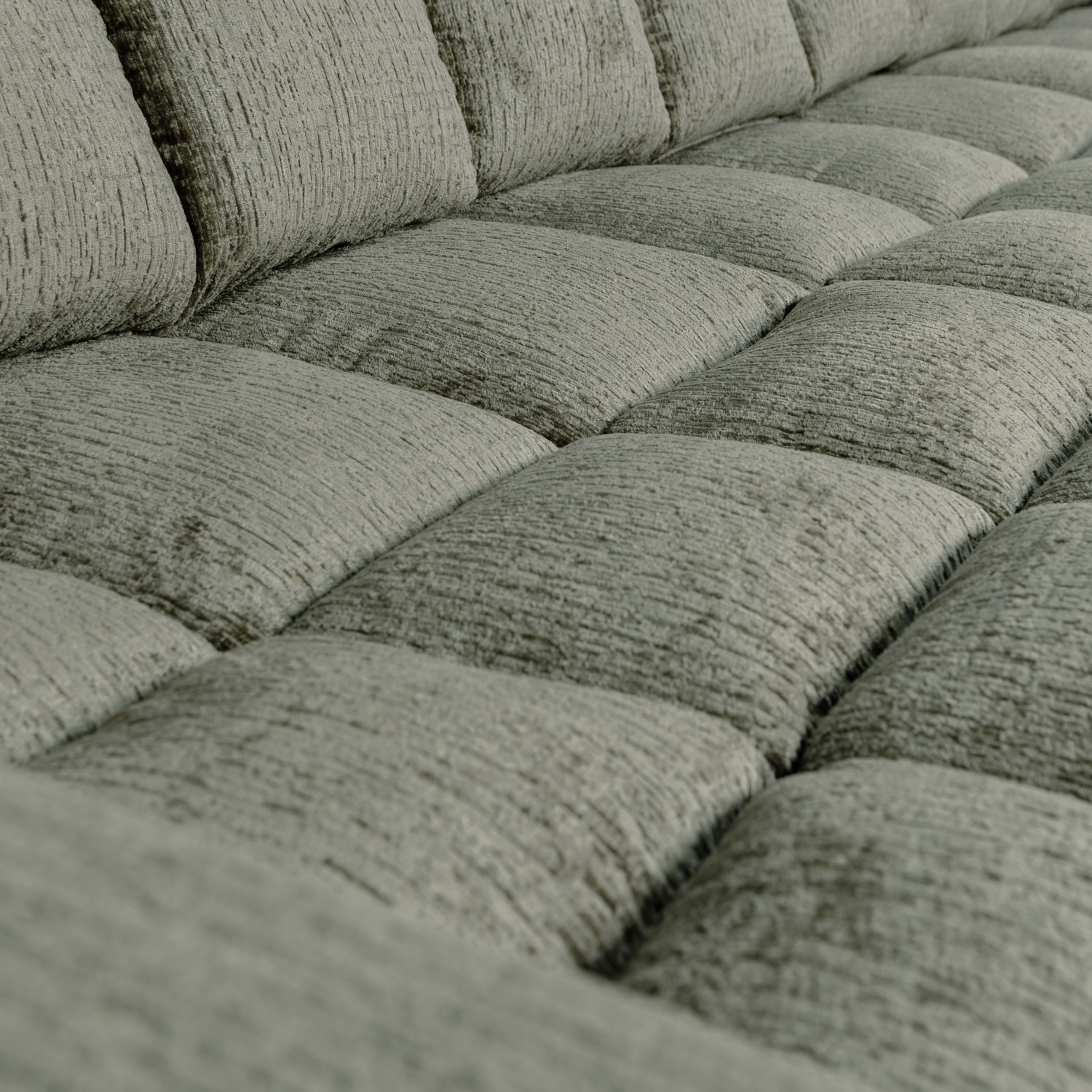 Second date chaise longue rechts ribstof terrazzo