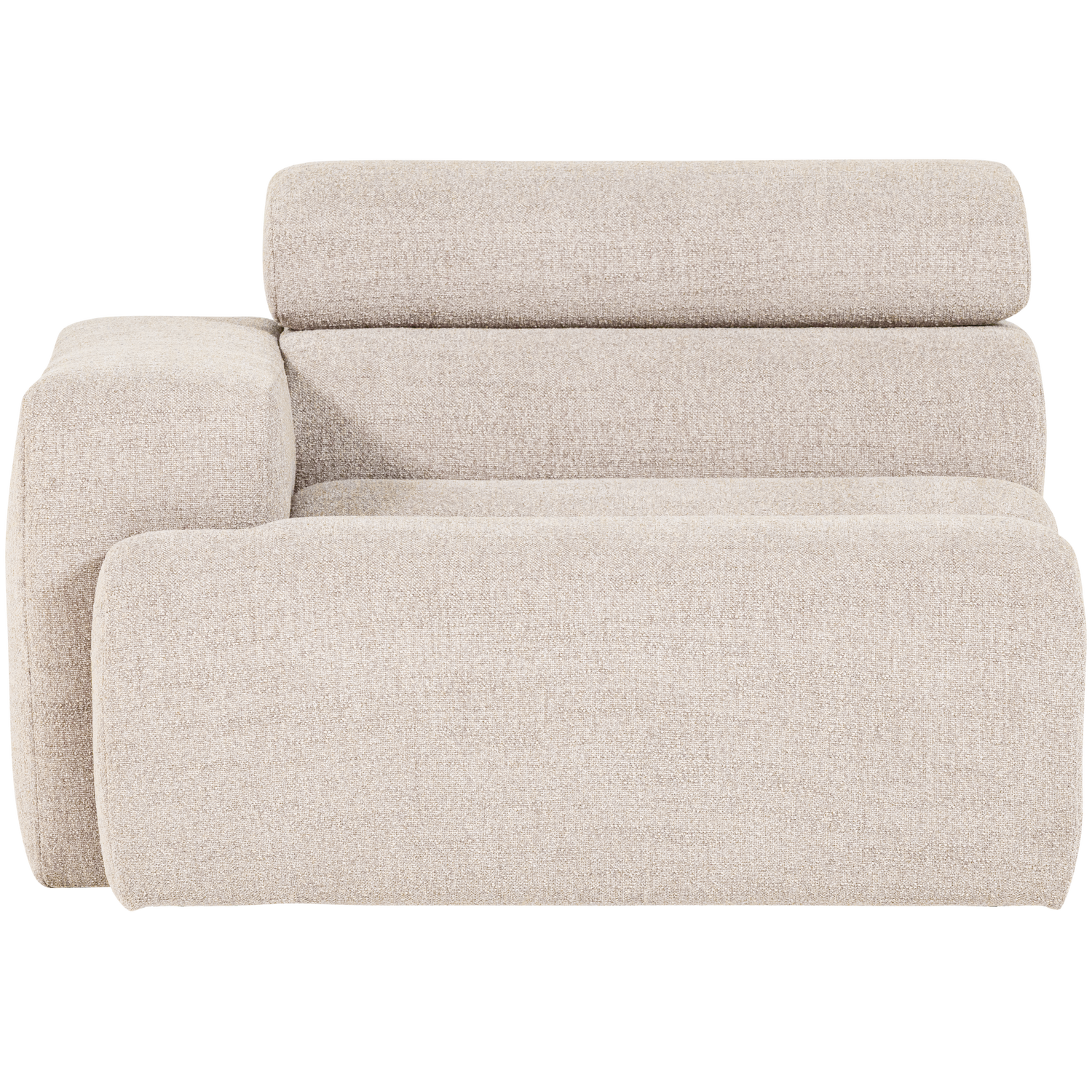 Novi 1-zits element arm links boucle karamelbruin