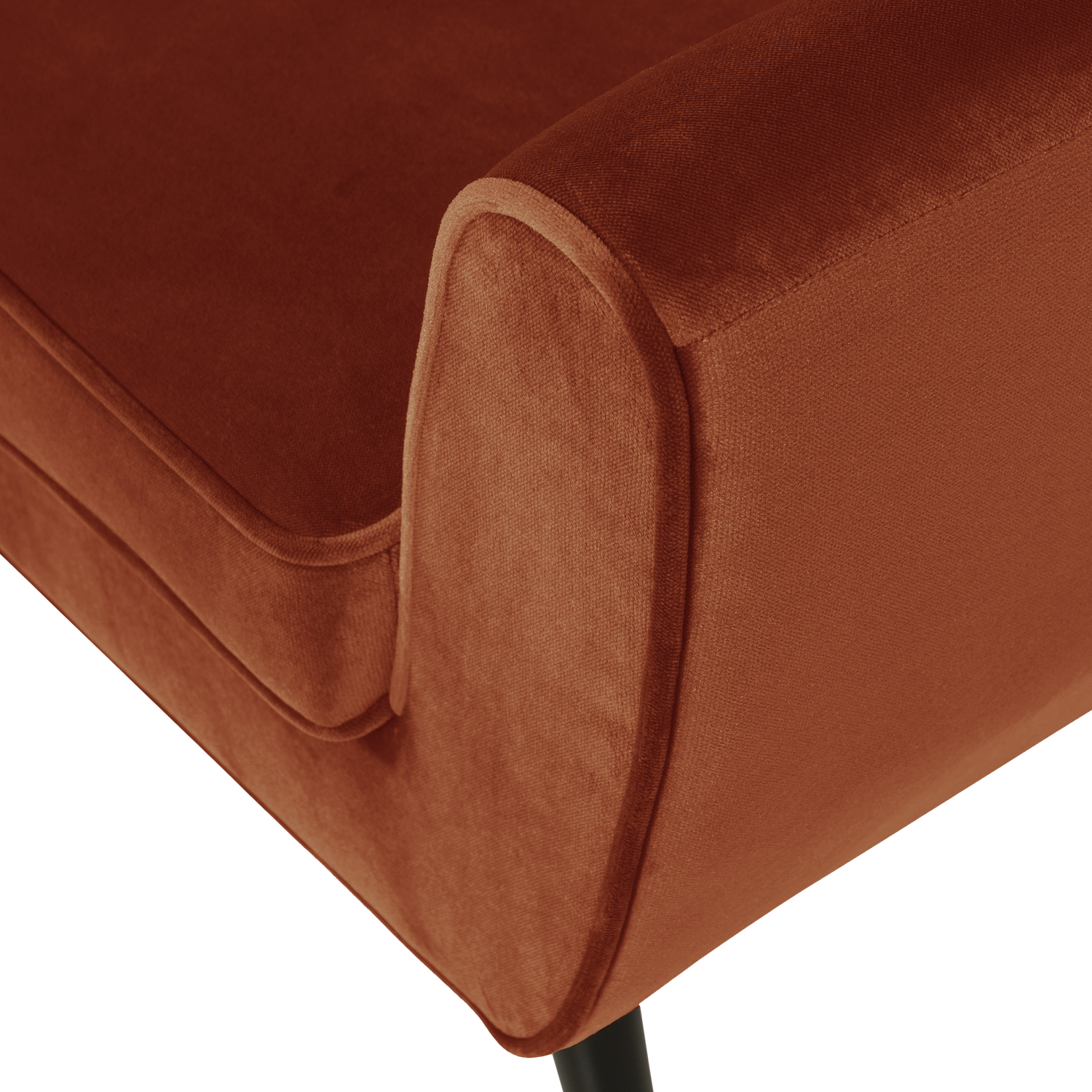 Rocco fauteuil velvet off white [fsc]
